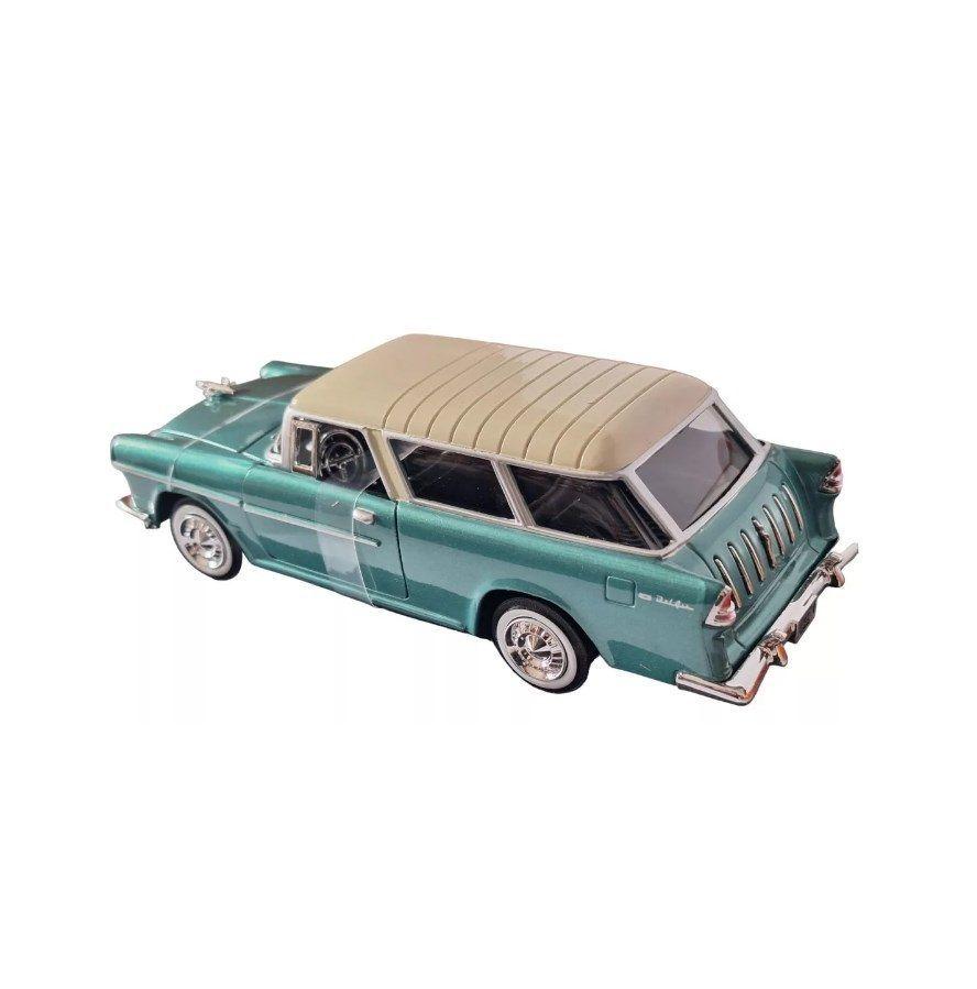 Auto De 1955 Chevy Bel Air Nomad Escala 1:24 Motormax-2