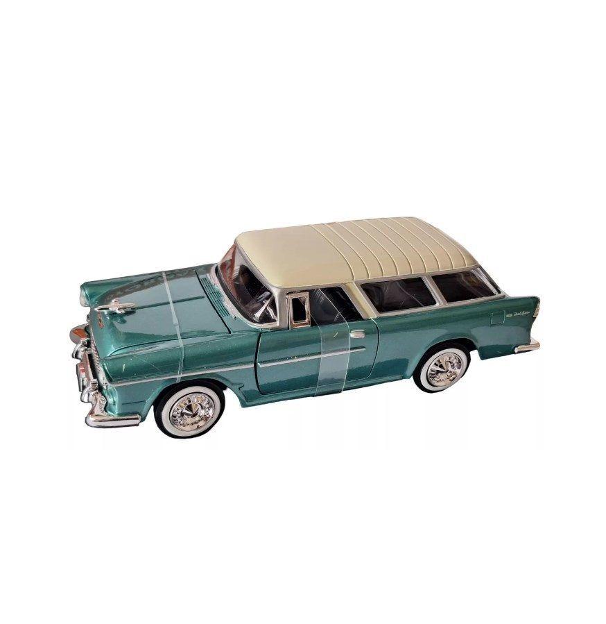 Auto De 1955 Chevy Bel Air Nomad Escala 1:24 Motormax-3