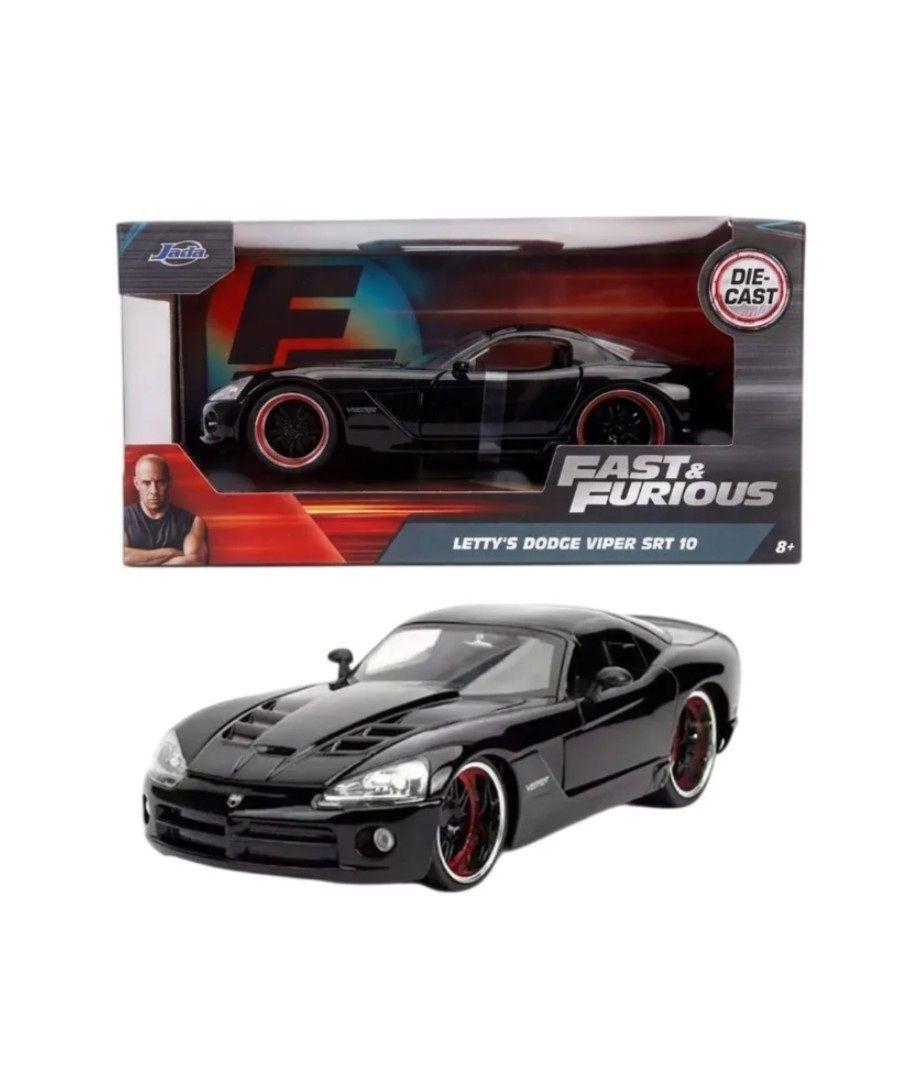 Auto Letty S Dodge Viper Srt 10 Fast & Furious Marca Jada Escala 1:32-4