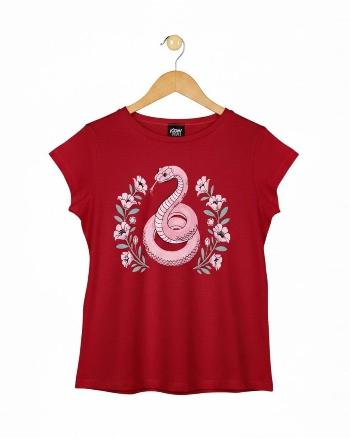 Pijama Mujer Algodón Estampado Snake K021002-2203-4