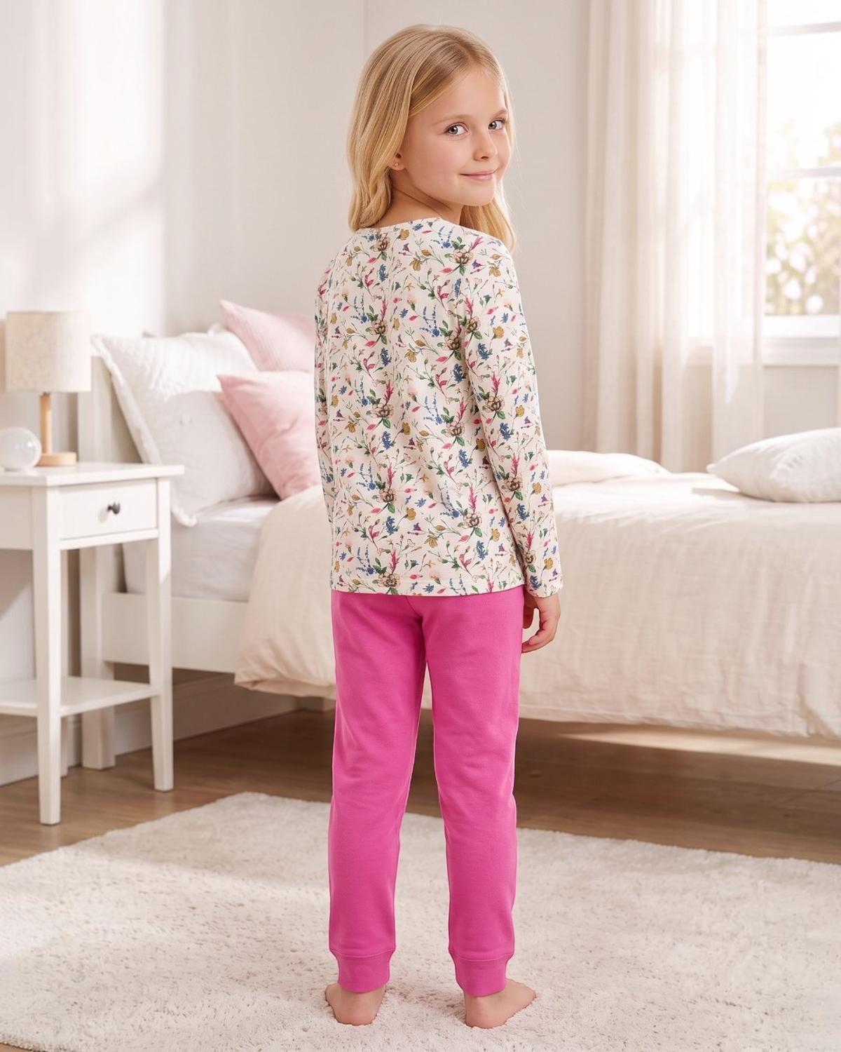 Pijama Niña Hello Kitty Flores-3
