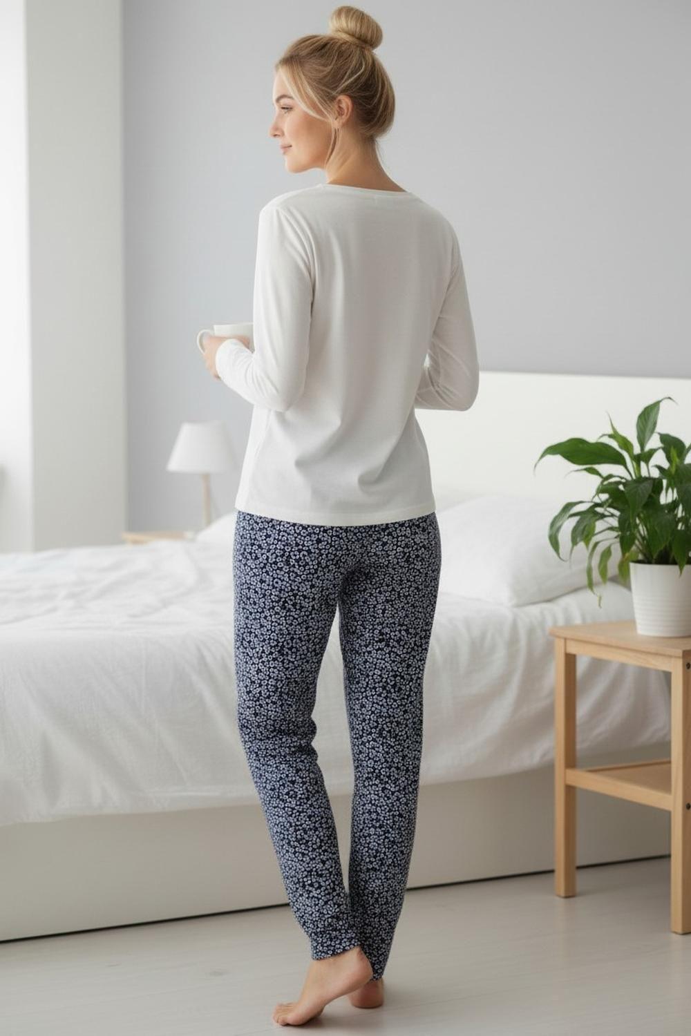 Pijama Micropolar Mujer Hello Kitty S1021240-Ivory-10-2