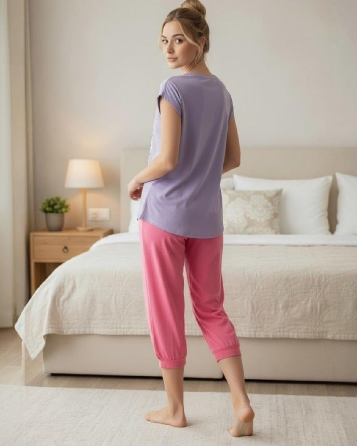 Pijama Mujer Algodón Estampado Snake K021002-1112-3
