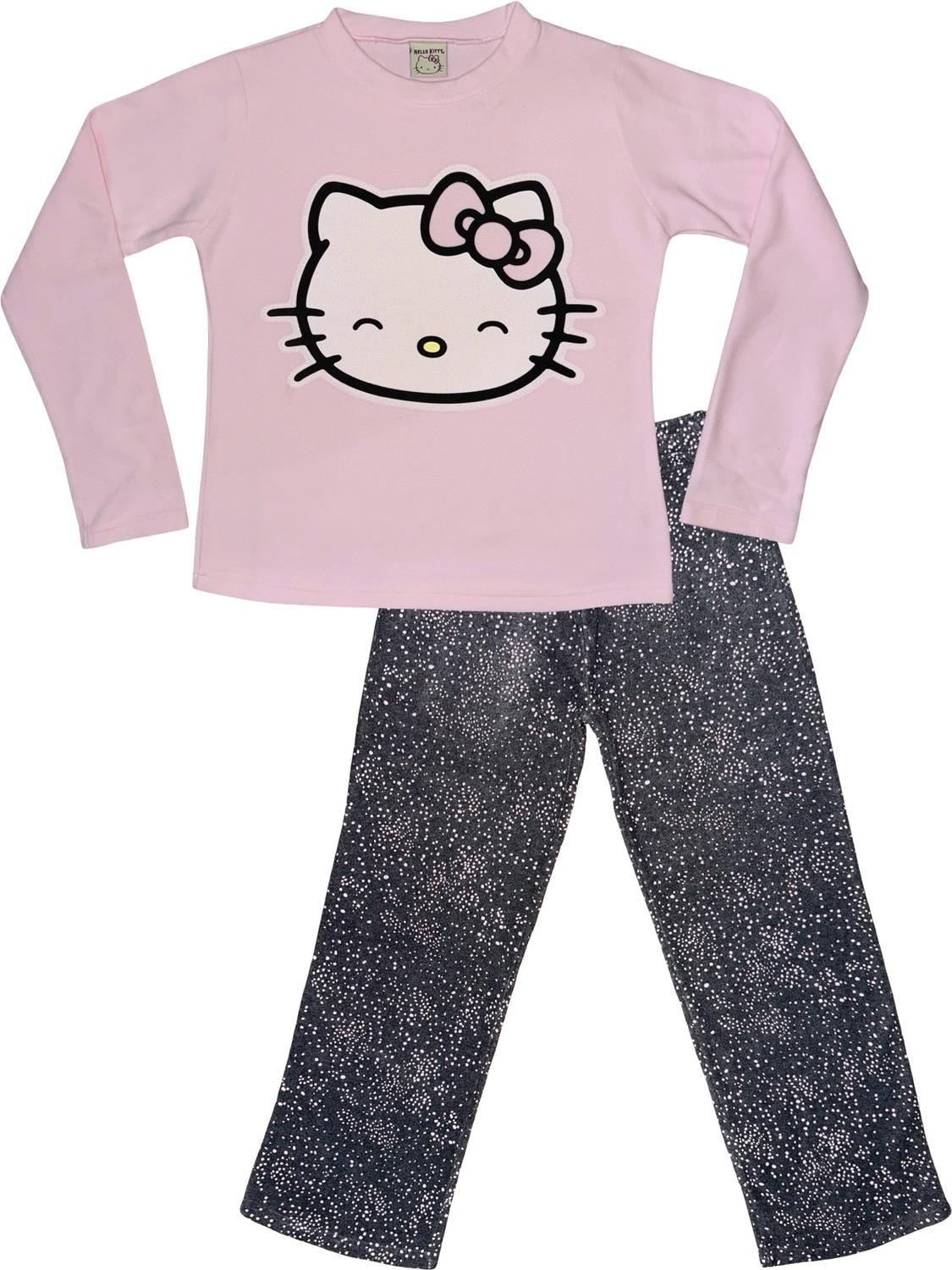 Pijama Micropolar Mujer Hello Kitty S1021219-Rosado-23-3