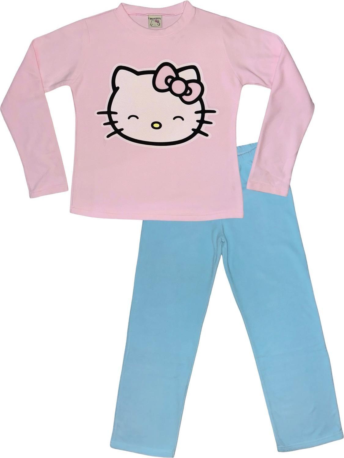 Pijama Micropolar Mujer Hello Kitty S1021219-Rosado-01-3