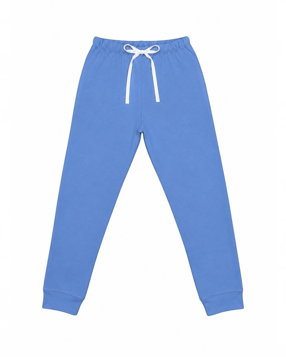 Pijama Niña Estampado Super Star Celeste-5