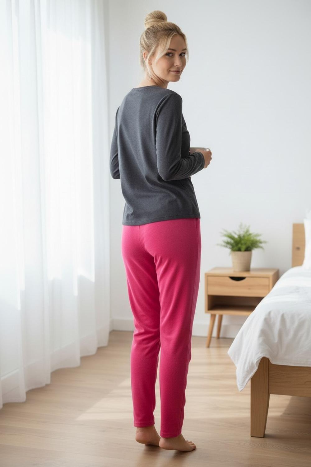 Pijama Micropolar Mujer Hello Kitty S1021239-Acero-01-2