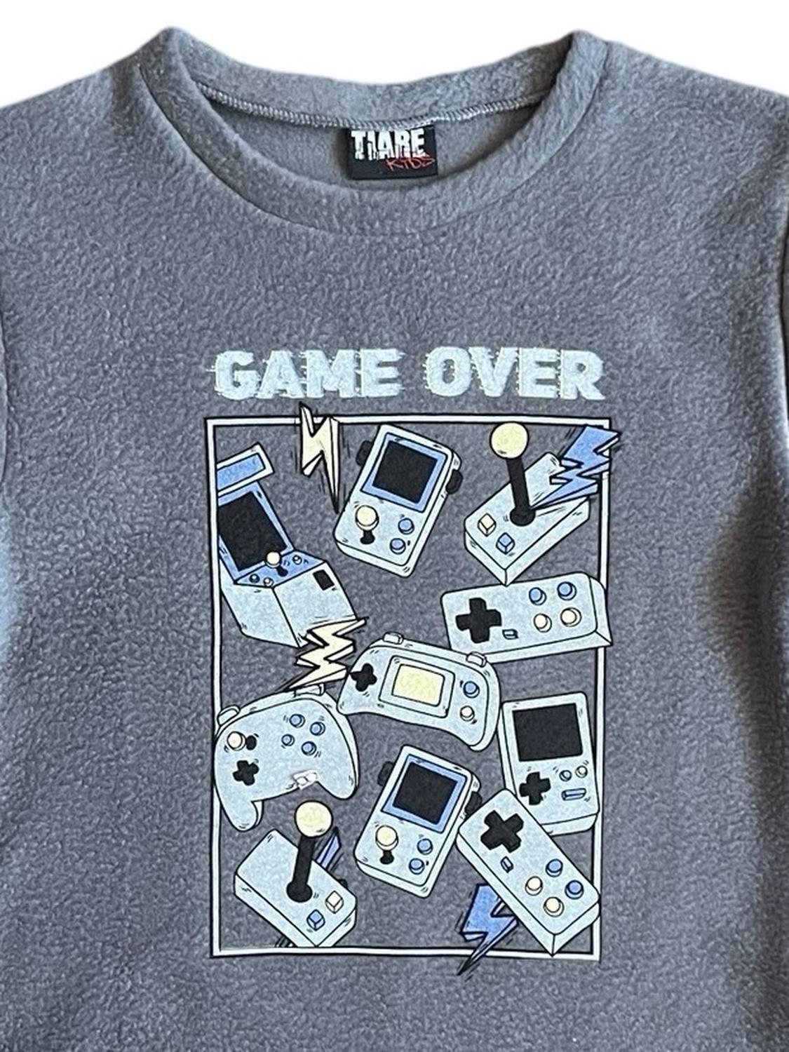 Pijama Niño Game Over T76336-33-2