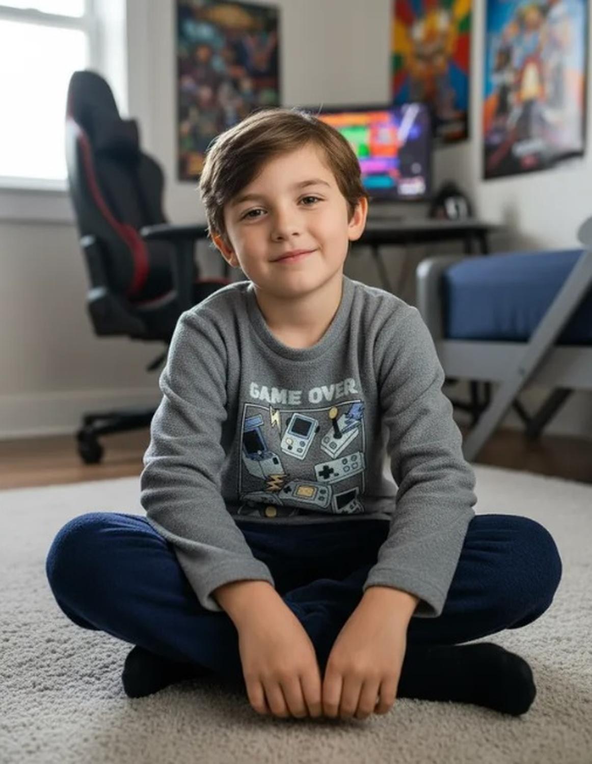 Pijama Niño Game Over T76336-33-0