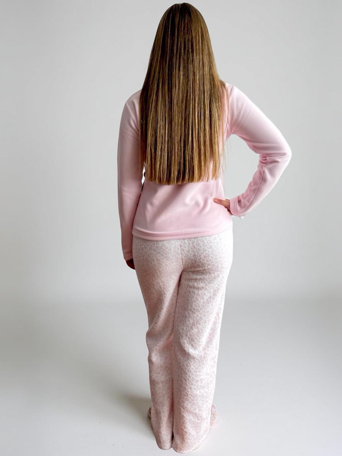 Pijama Micropolar Mujer Hello Kitty S1021219-Rosado-05-4
