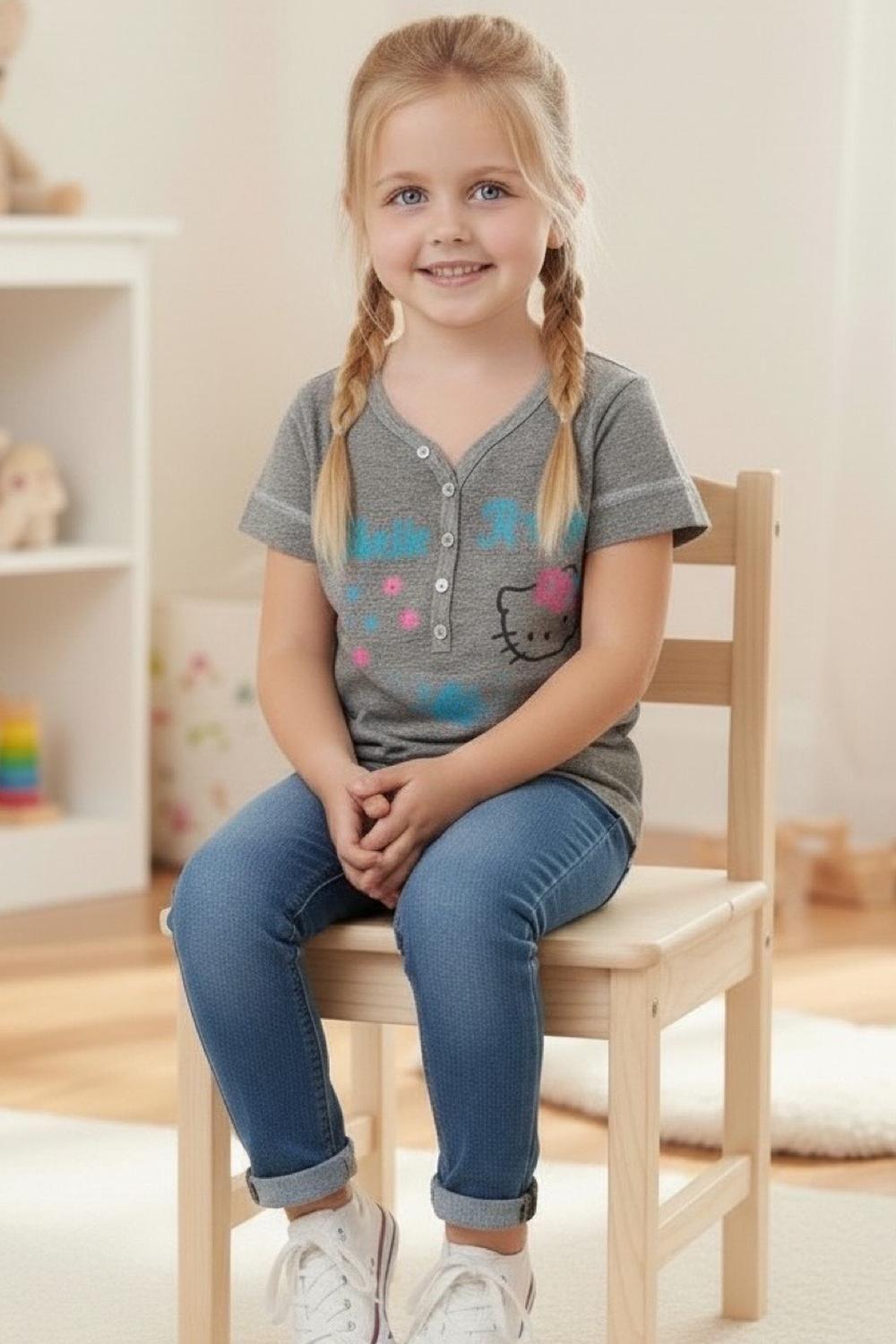 Polera Niña Hello Kitty S122255-25-3