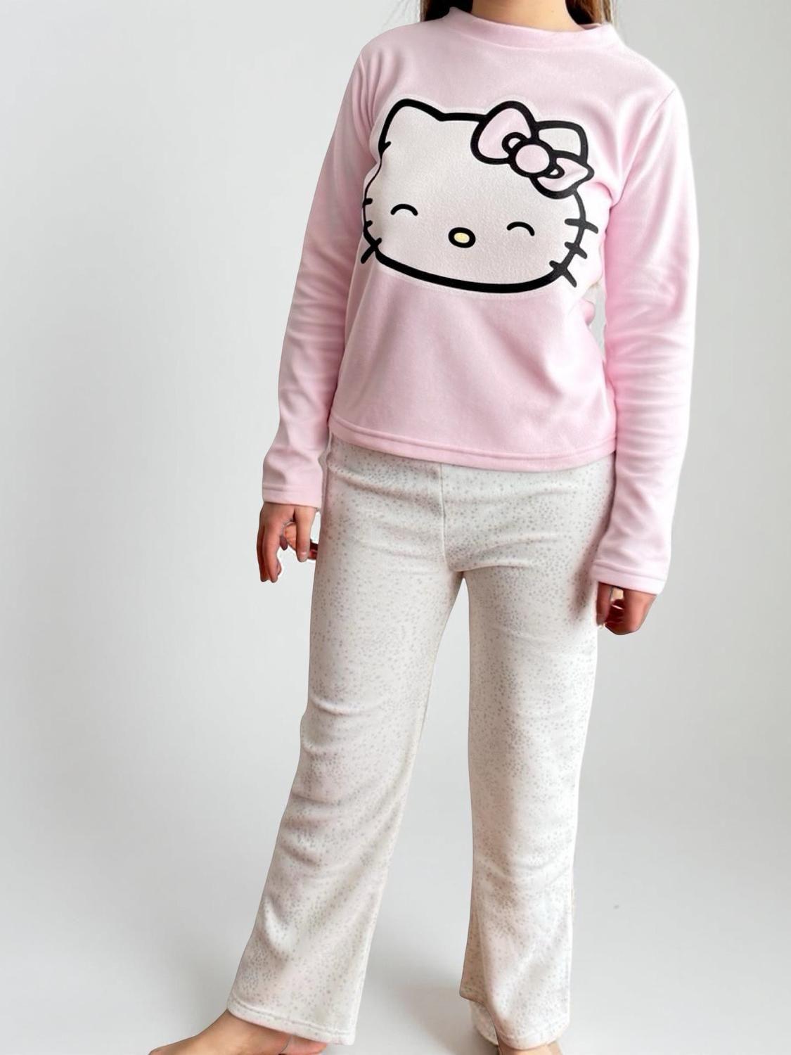 Pijama Micropolar Mujer Hello Kitty S1021219-Rosado-12-2