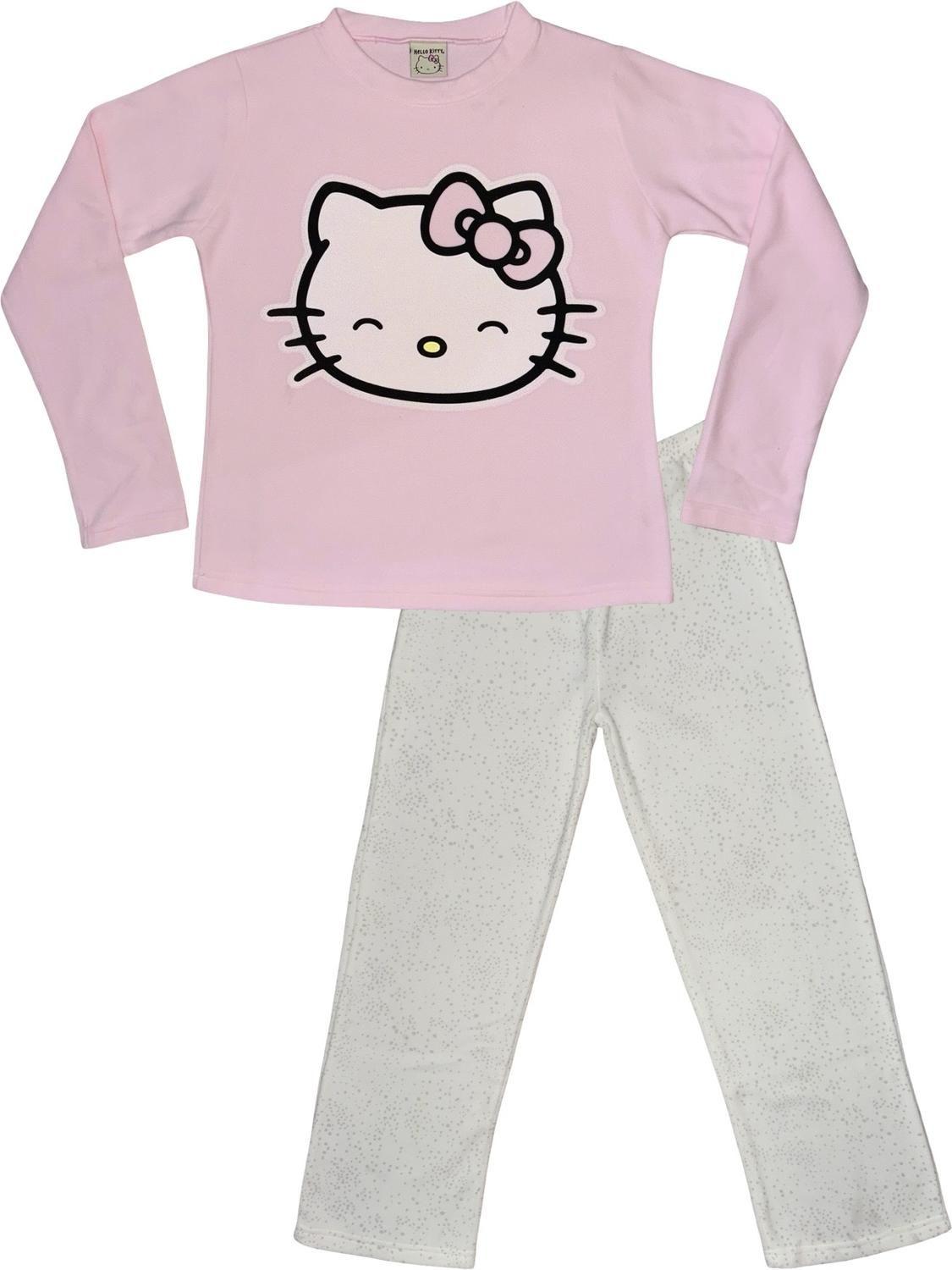 Pijama Micropolar Mujer Hello Kitty S1021219-Rosado-12-3