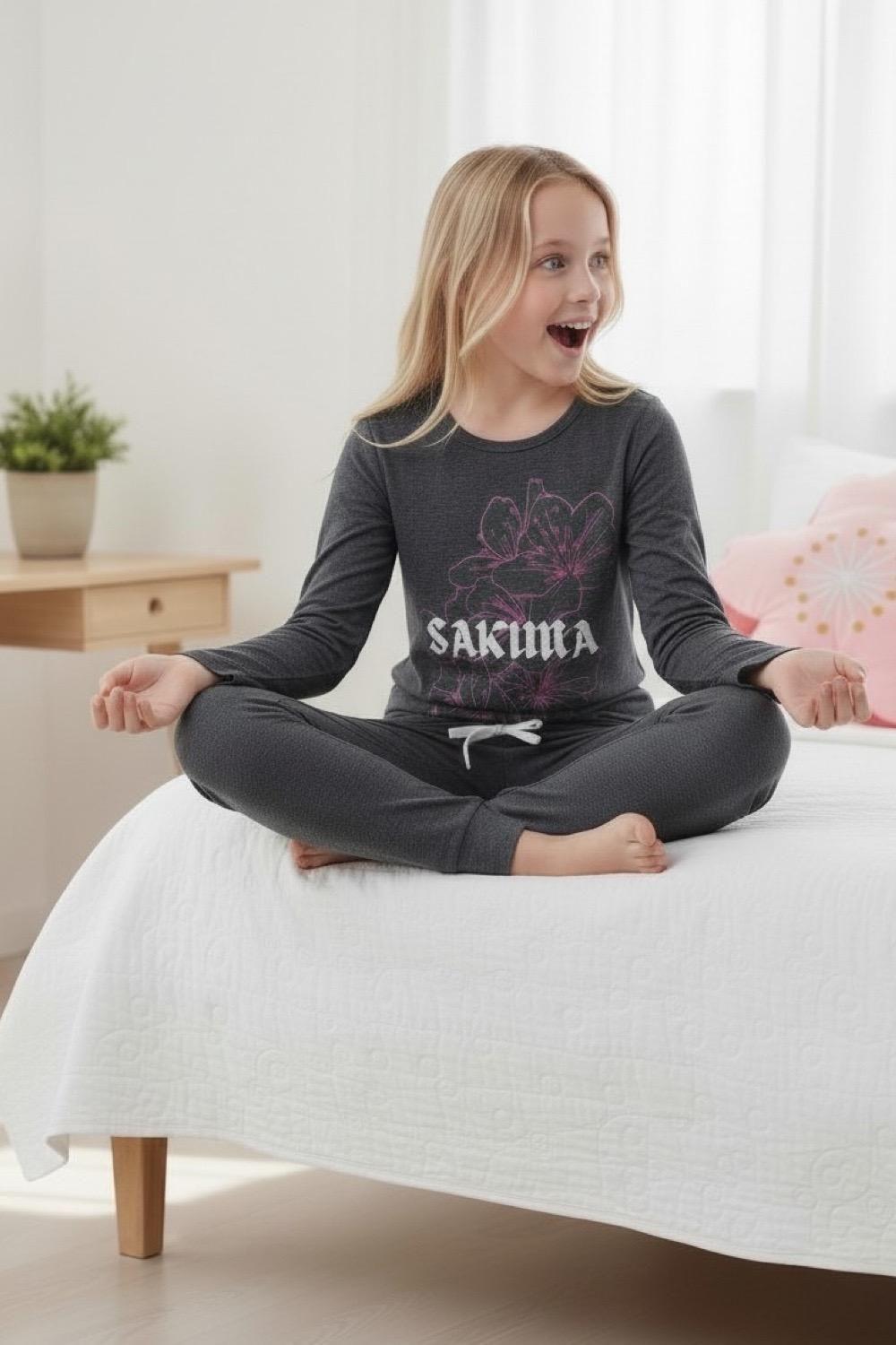 Pijama Niña Estampado Sakura K710003-2929-2