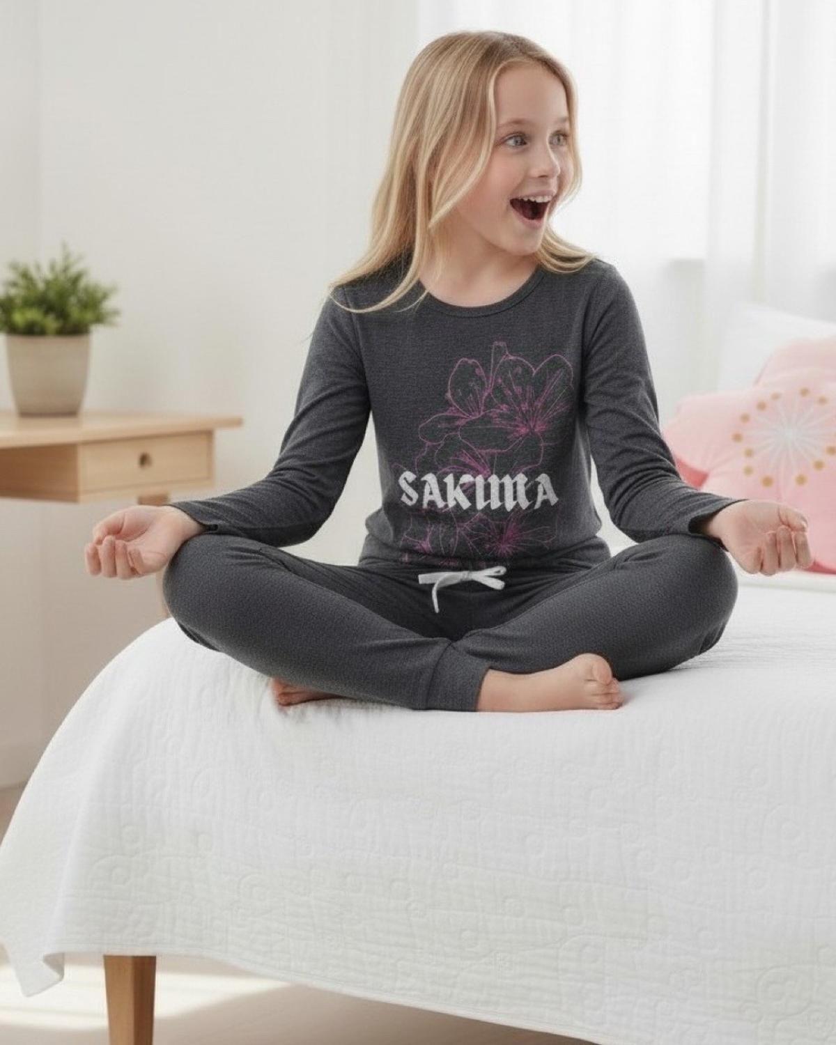 Pijama Niña Estampado Sakura K710003-2929-2