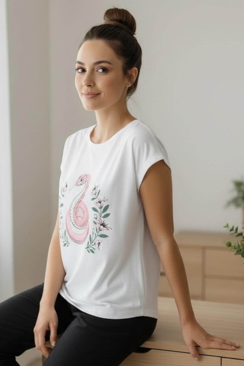 Polera Mujer Estampado Snake K021002-01-3