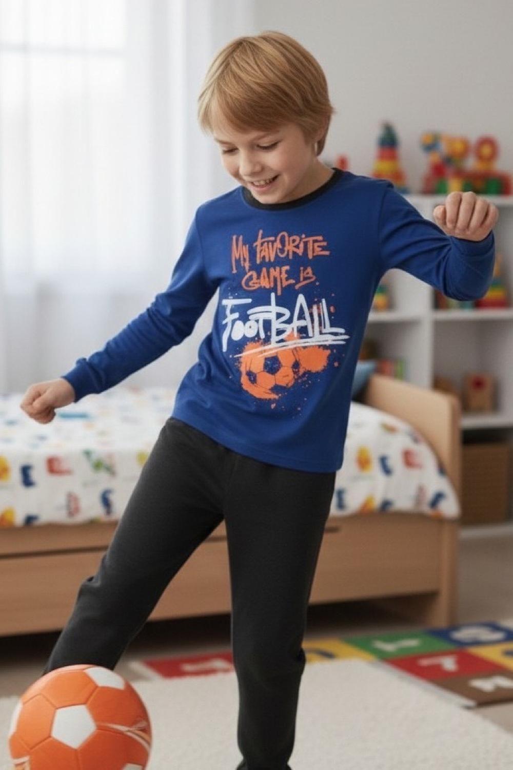 Pijama Niño Estampado Football K760003-2029-2