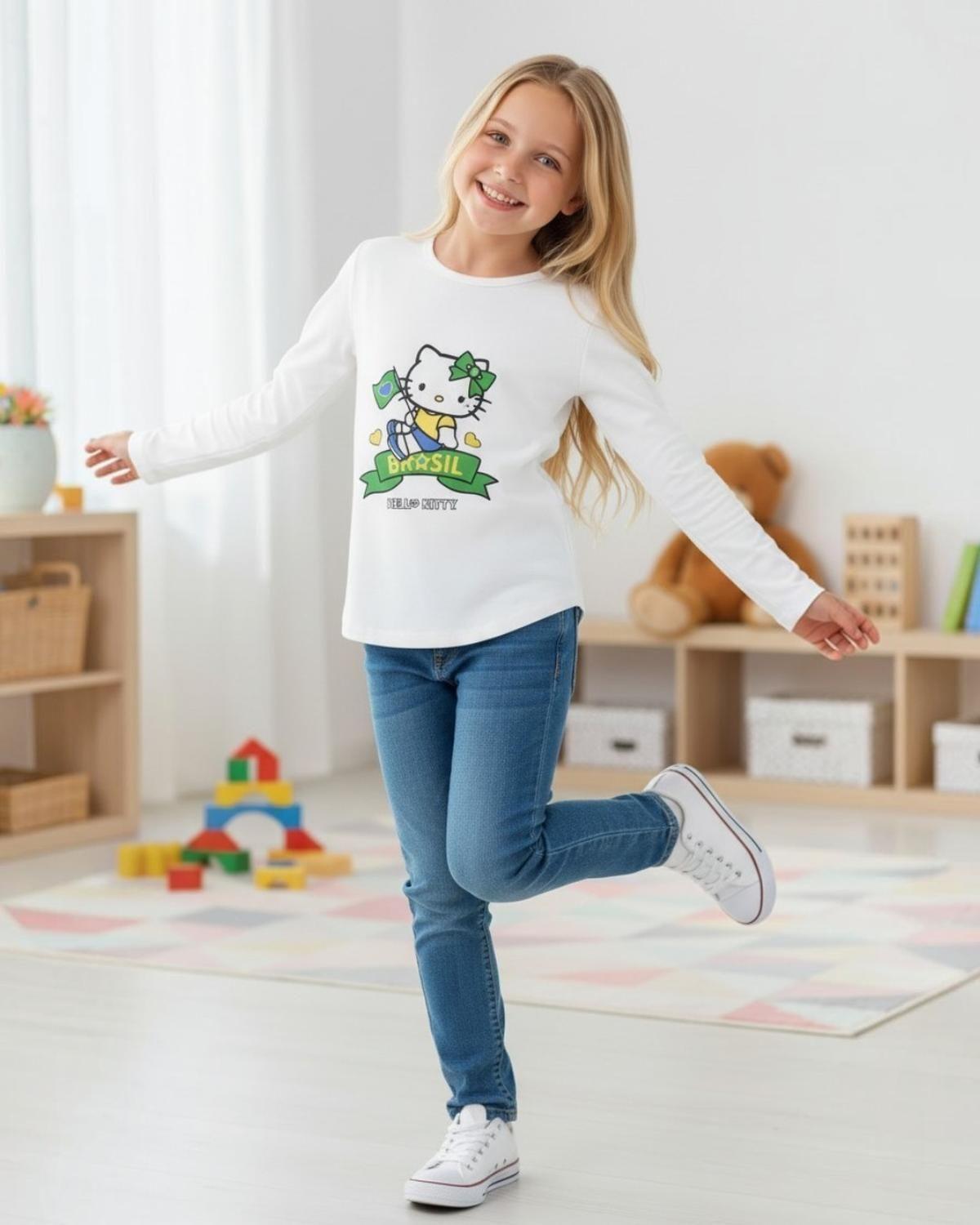 Polera Niña Hello Kitty S118125-01-2