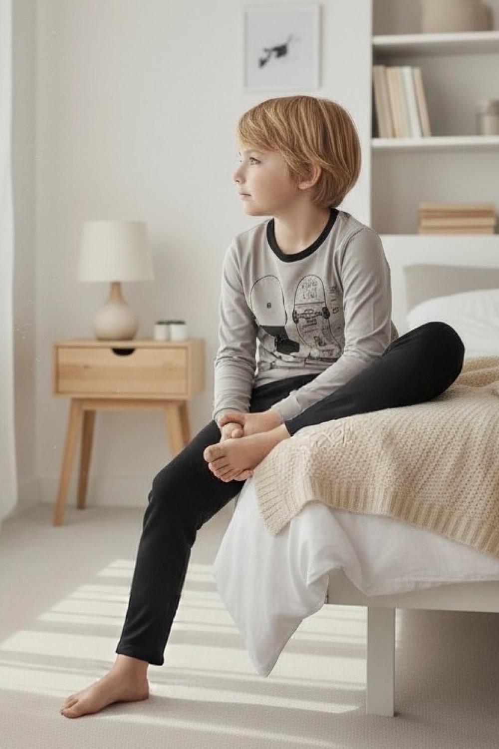 Pijama Niño Estampado Skate K760004-3703-3