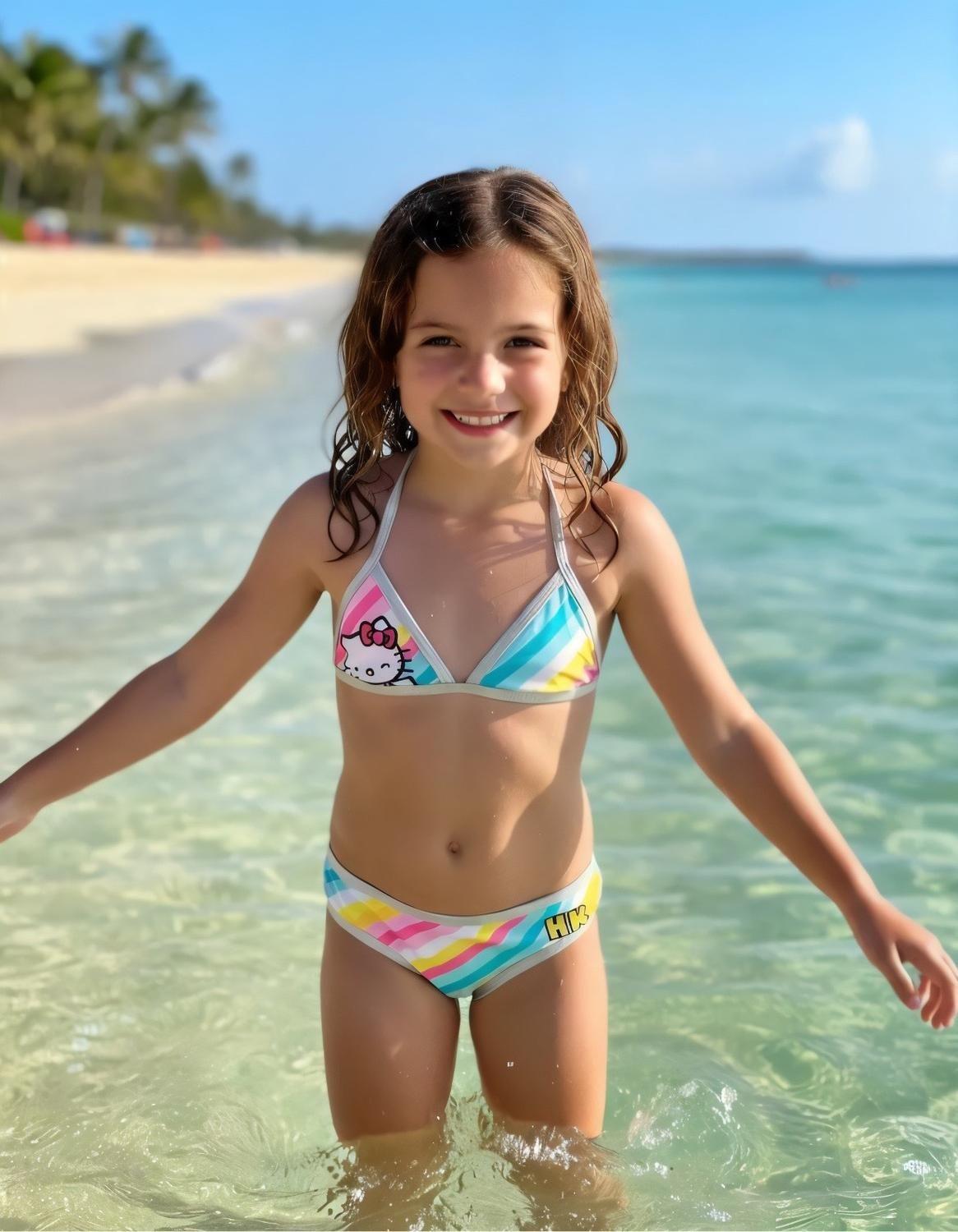 Traje de Baño Niña Hello Kitty S136039-68-0