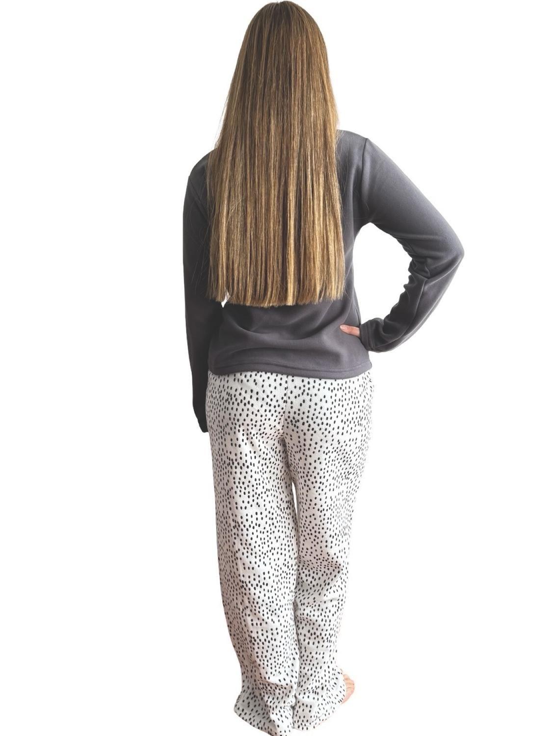 Pijama Micropolar Mujer Hello Kitty S1021239-Acero-05-4