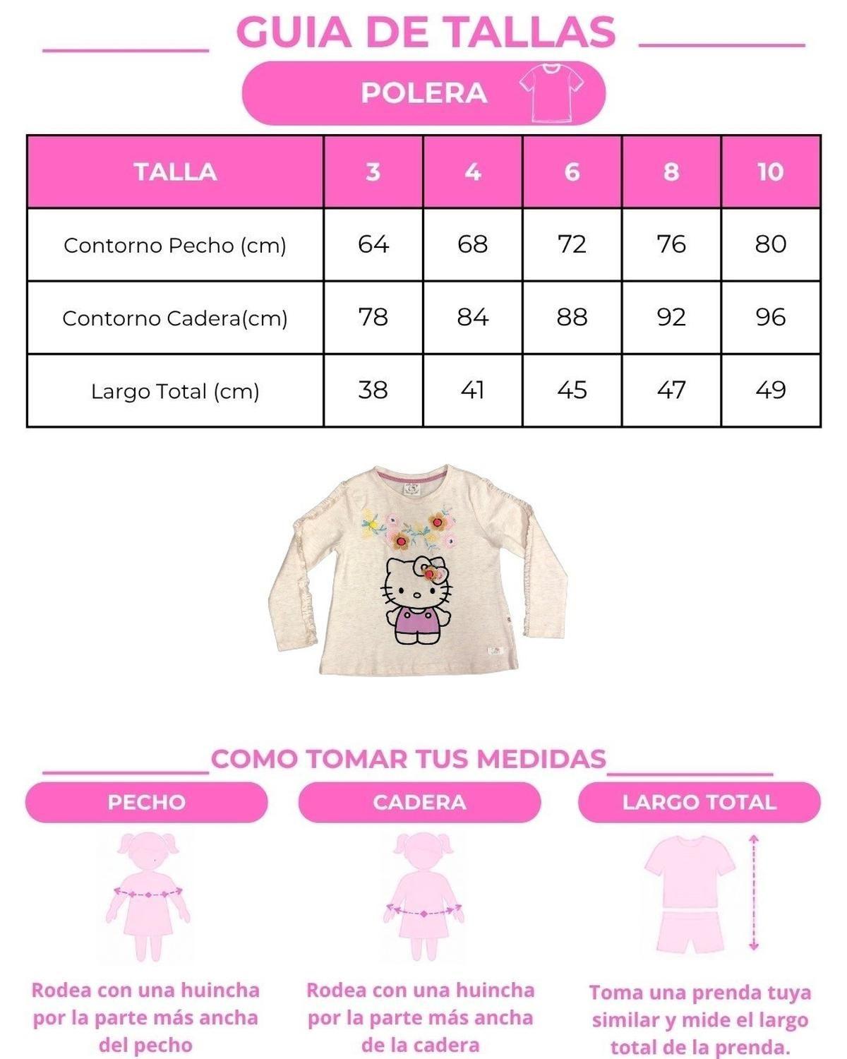 Pack 2 Poleras Niña Hello Kitty S12276770-8401-6