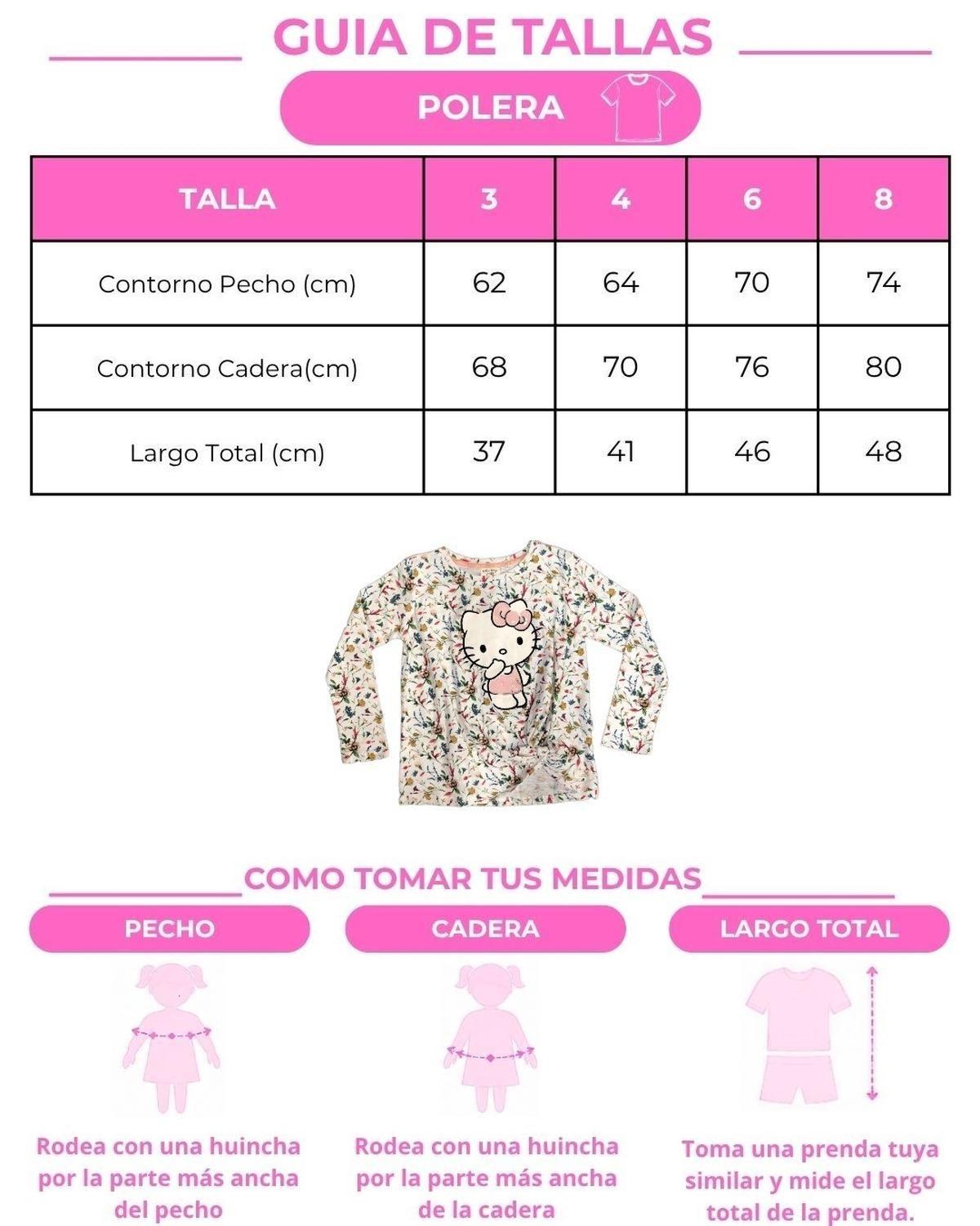 Pack 2 Poleras Niña Hello Kitty S12276770-8401-7