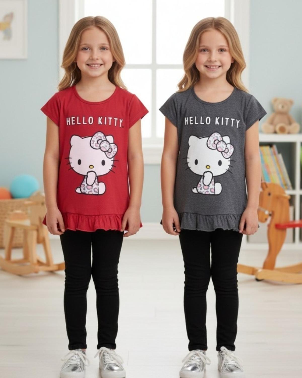 Pack 2 Poleras Niña Hello Kitty S118289-2229-0