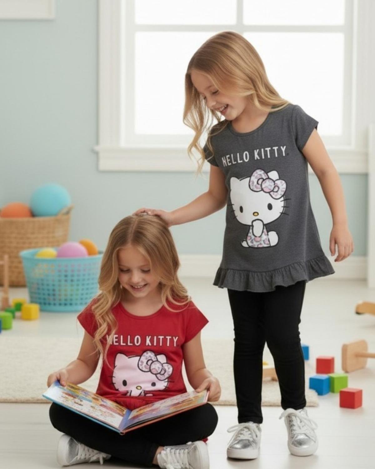 Pack 2 Poleras Niña Hello Kitty S118289-2229-1