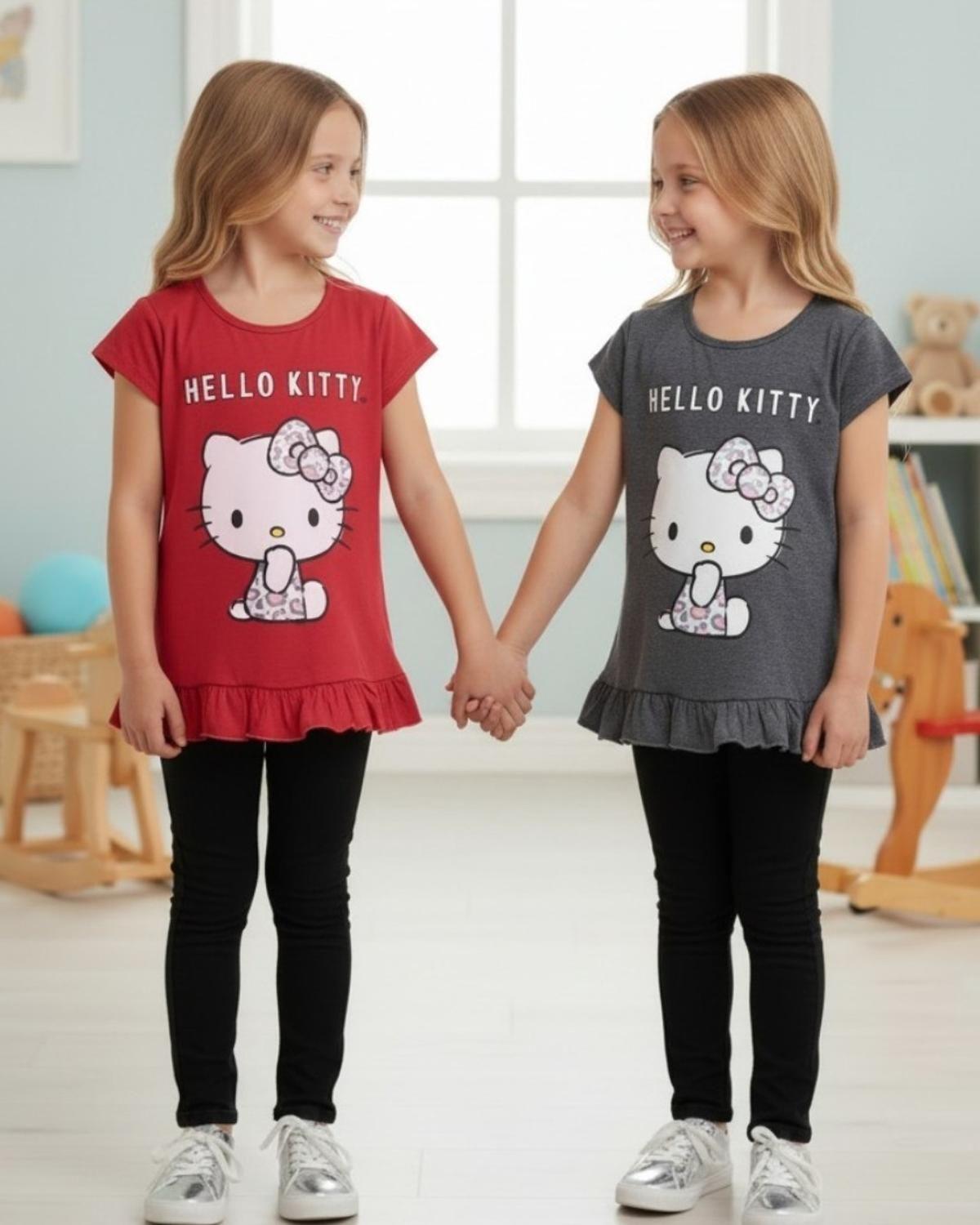 Pack 2 Poleras Niña Hello Kitty S118289-2229-3