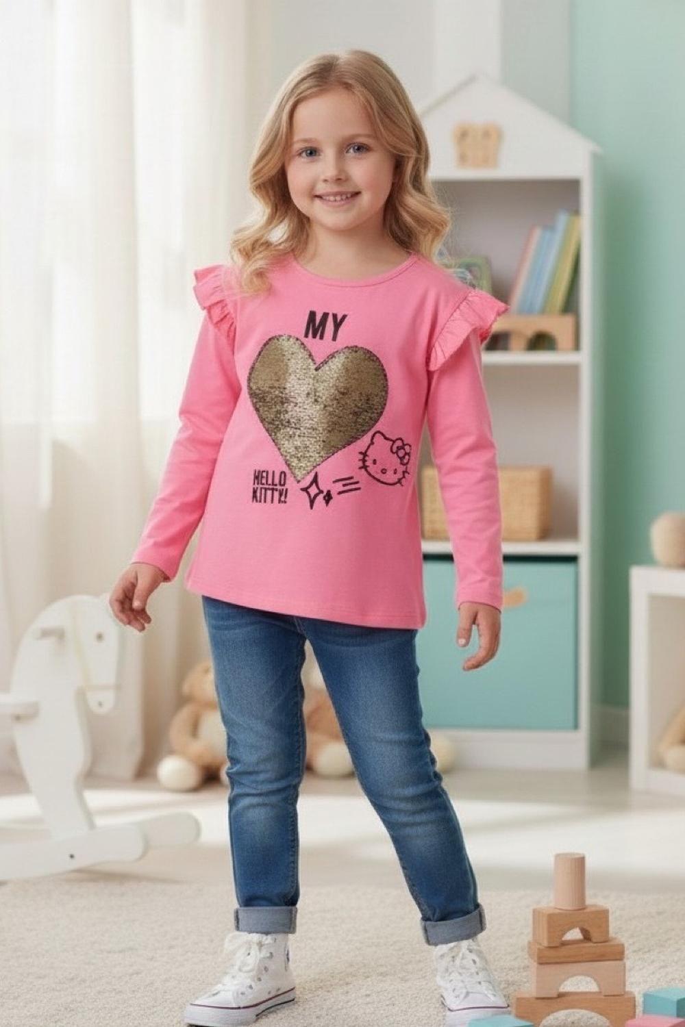 Polera Niña Hello Kitty S122772-78-0