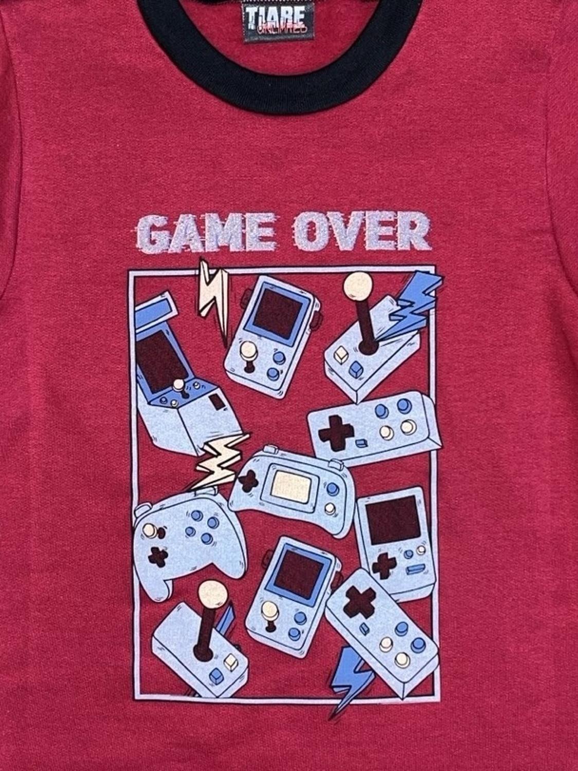 Pijama Niño Game Over T76336-14-2