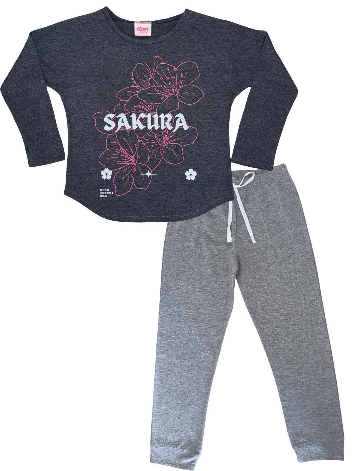 Pijama Niña Estampado Sakura K710003-2925-4