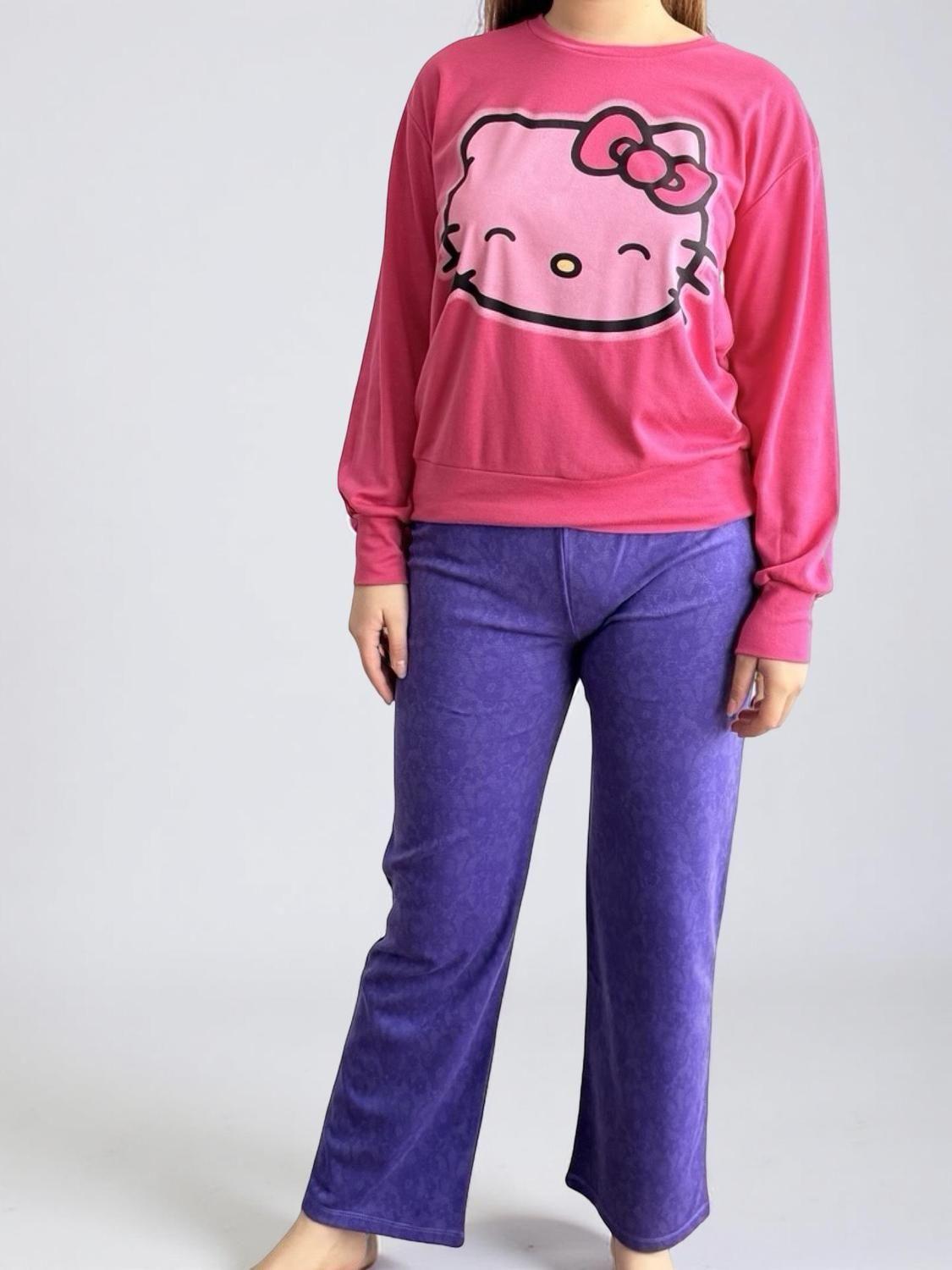 Pijama Mujer Algodón Hello Kitty S102914-06-1