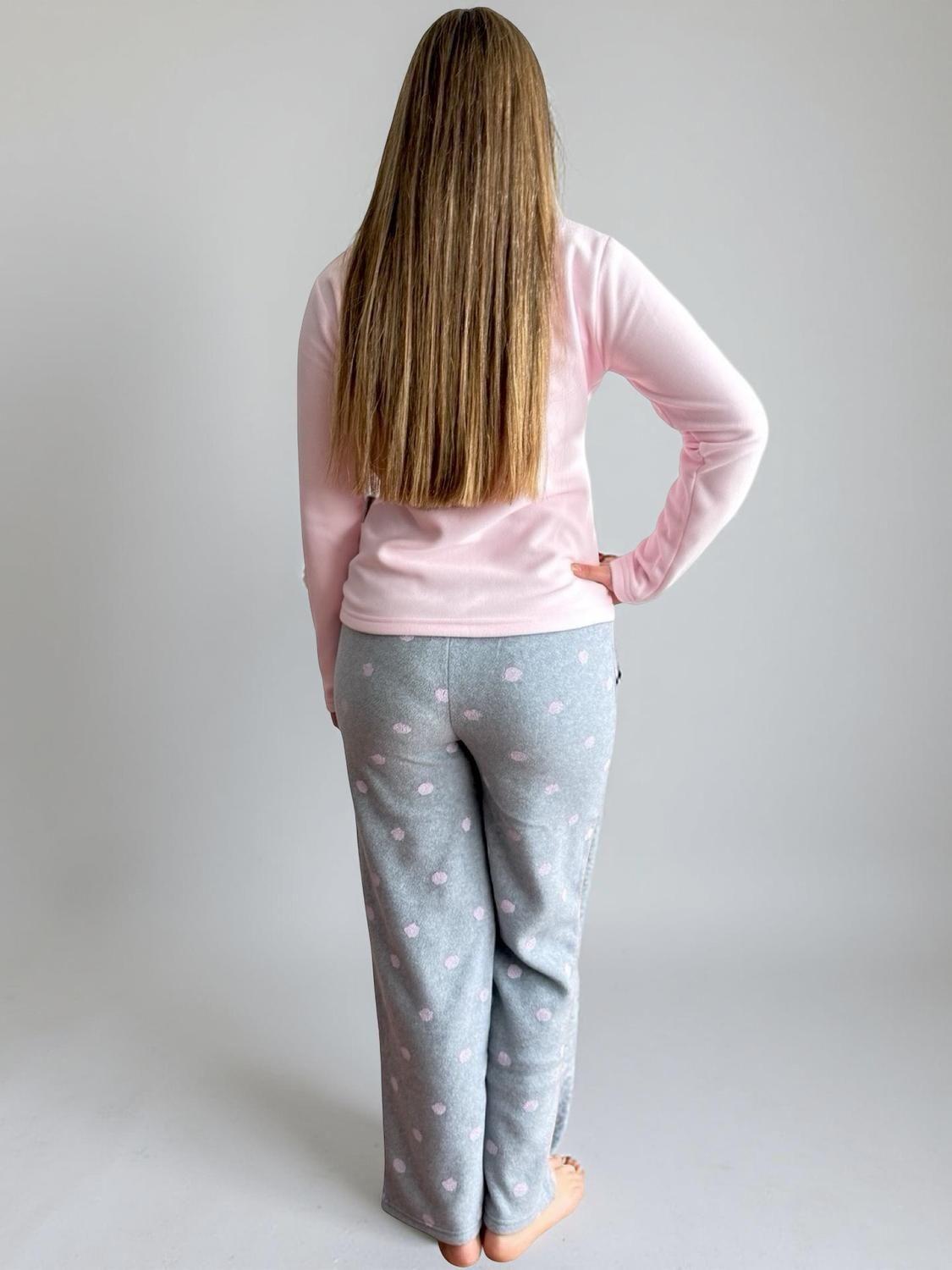 Pijama Micropolar Mujer Hello Kitty S1021219-Rosado-18-4
