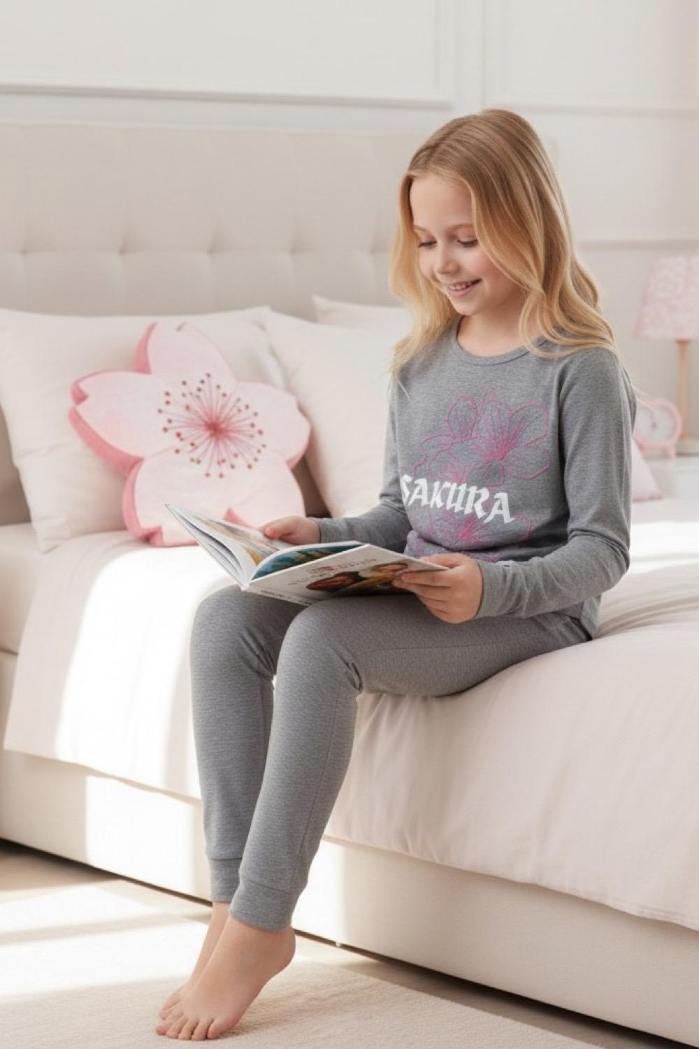 Pijama Niña Estampado Sakura K710003-2525-1