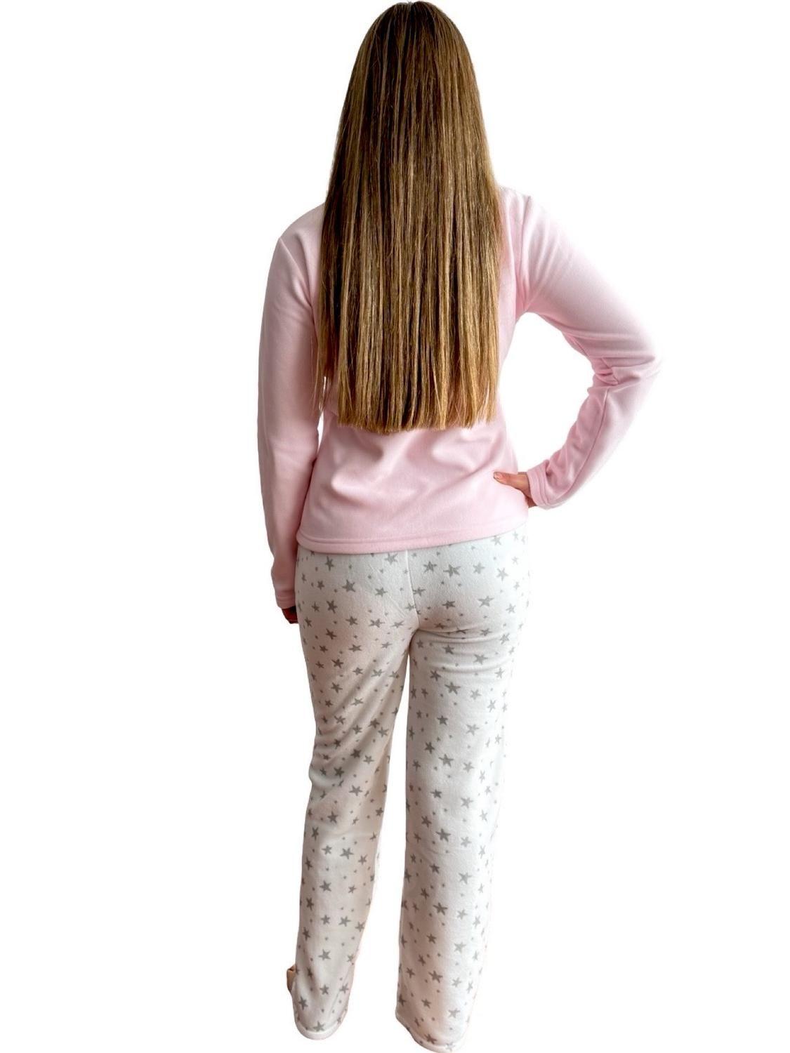 Pijama Micropolar Mujer Hello Kitty S1021219-Rosado-07-4