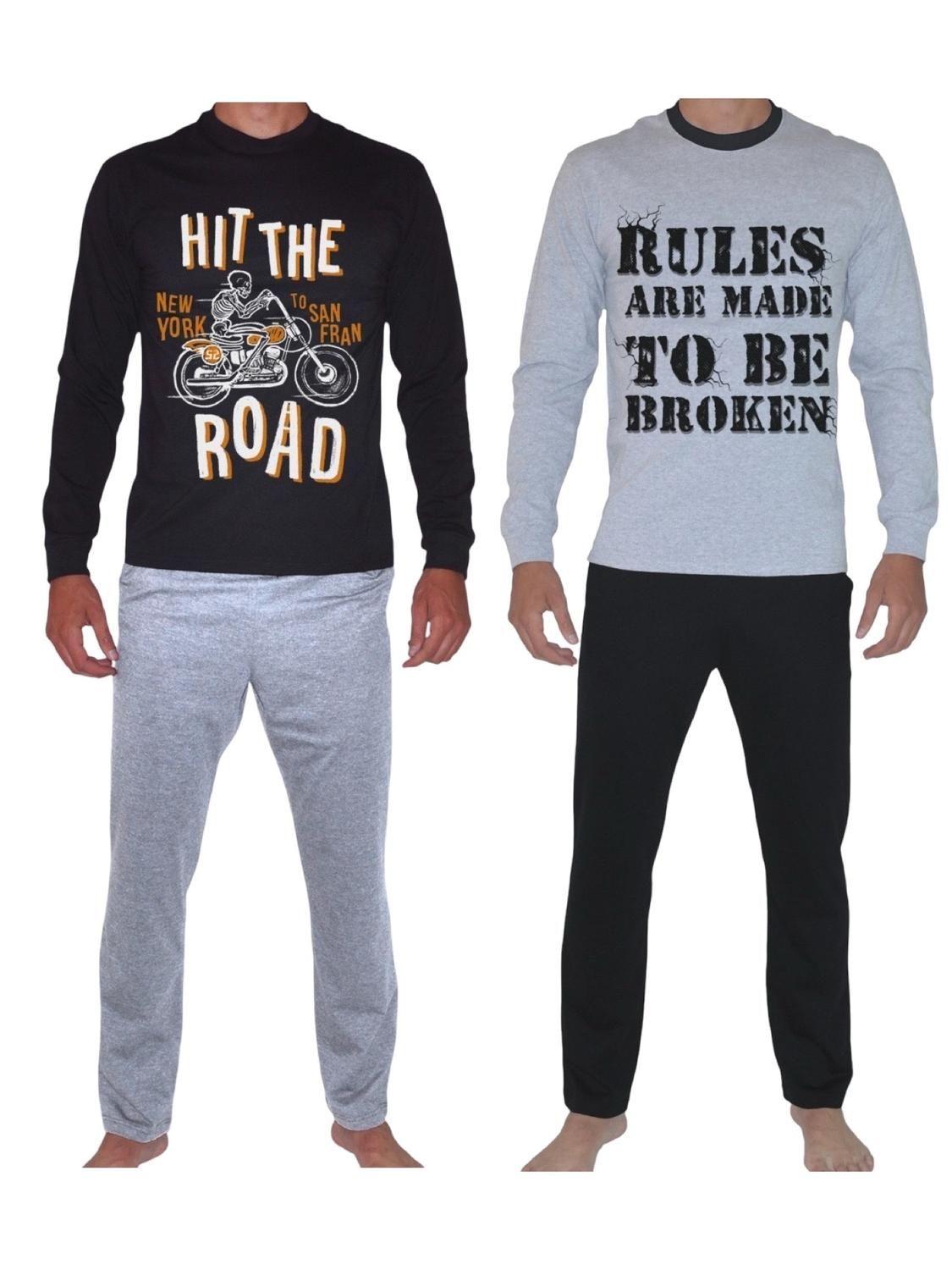 Pack 2 Pijamas Hombre Estampado T1101113-0325-0