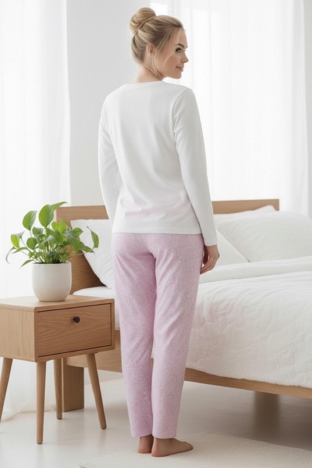 Pijama Micropolar Mujer Hello Kitty S1021240-Ivory-07-3