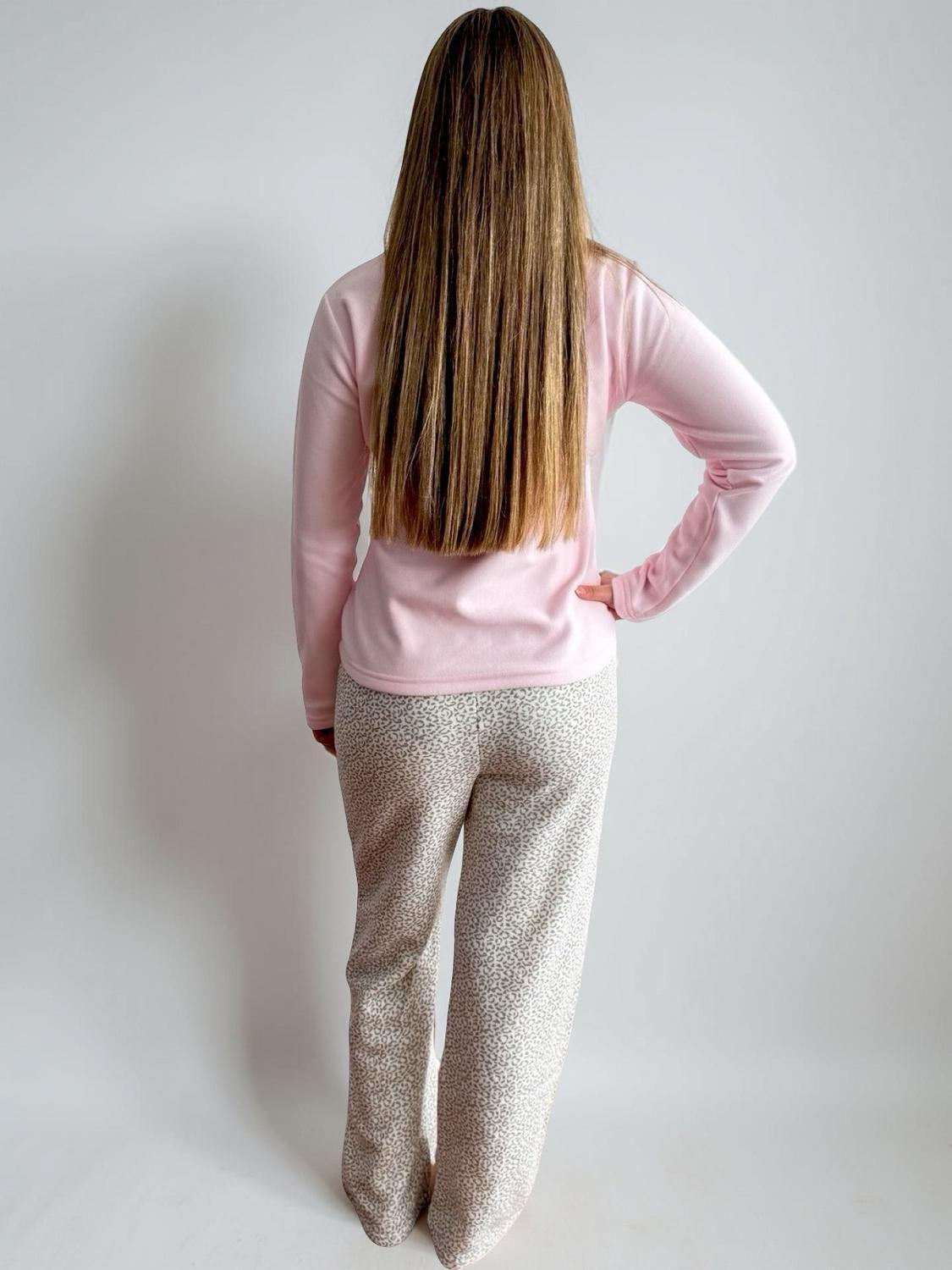Pijama Micropolar Mujer Hello Kitty S1021219-Rosado-02-4