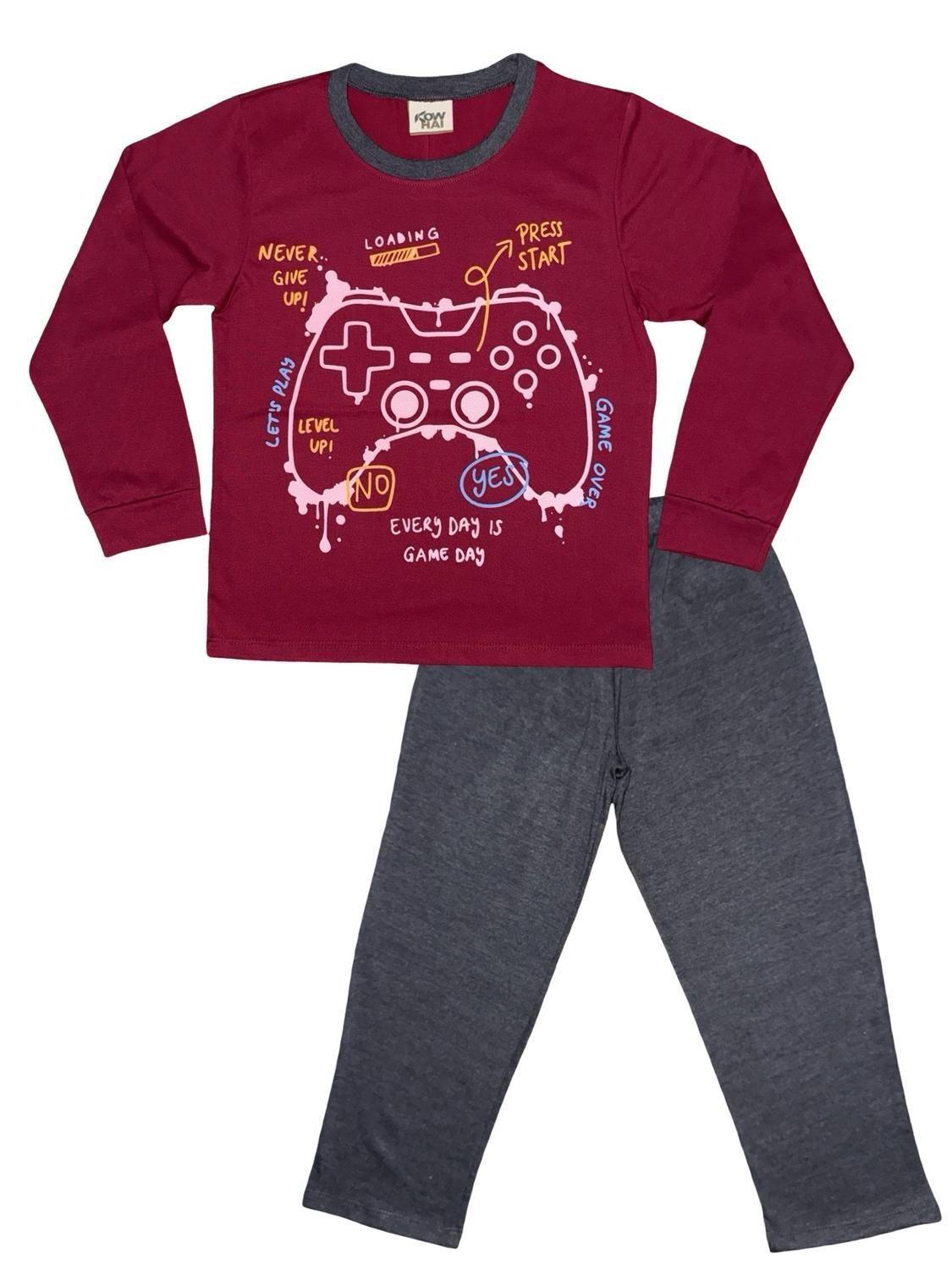 Pijama Niño Estampado Gamer K760002-1429-4
