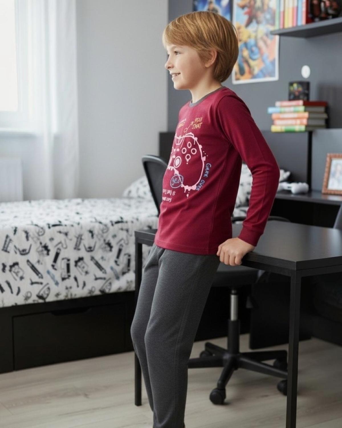 Pijama Niño Algodón Estampado Gamer K760002-1429-3