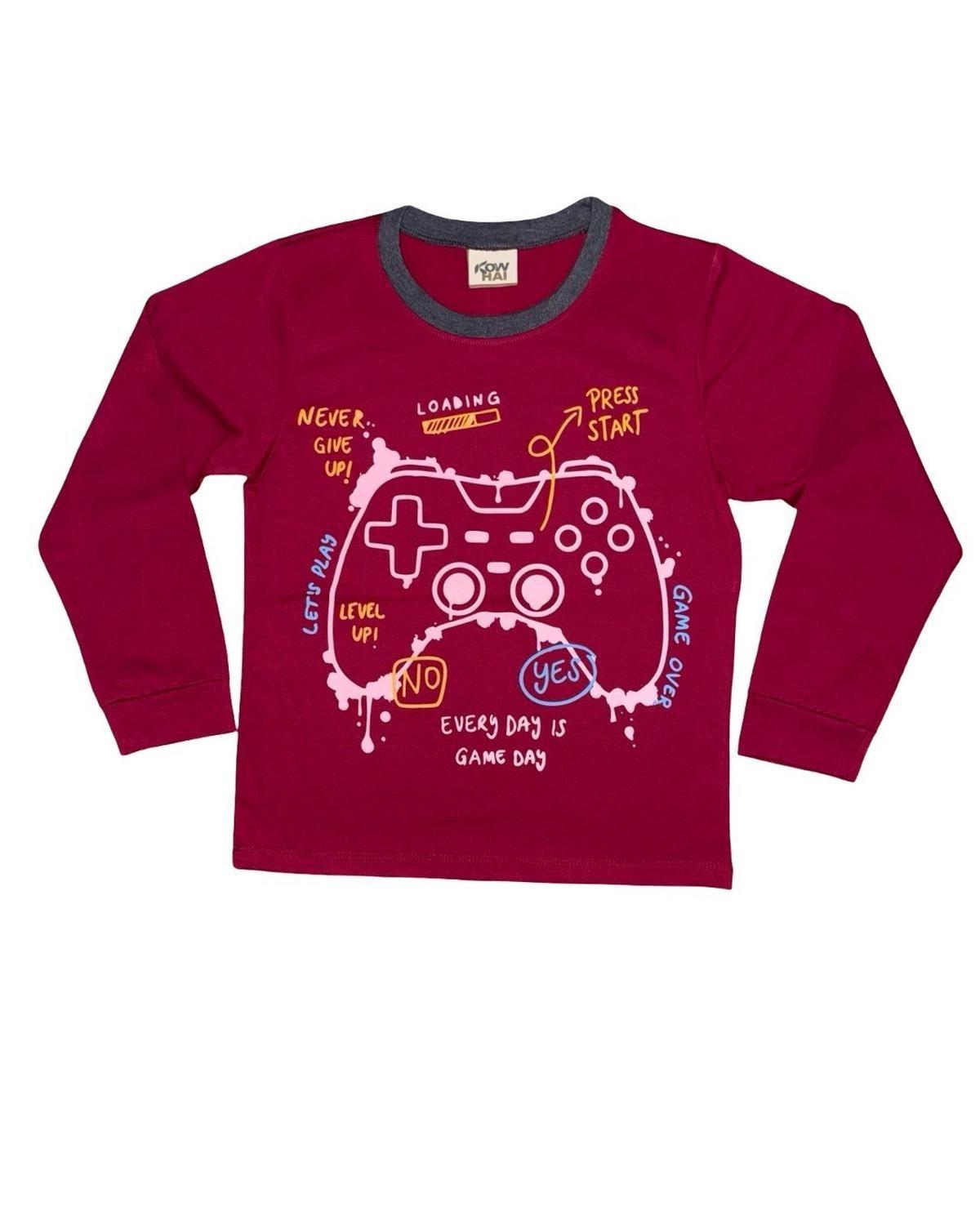 Pijama Niño Algodón Estampado Gamer K760002-1429-4