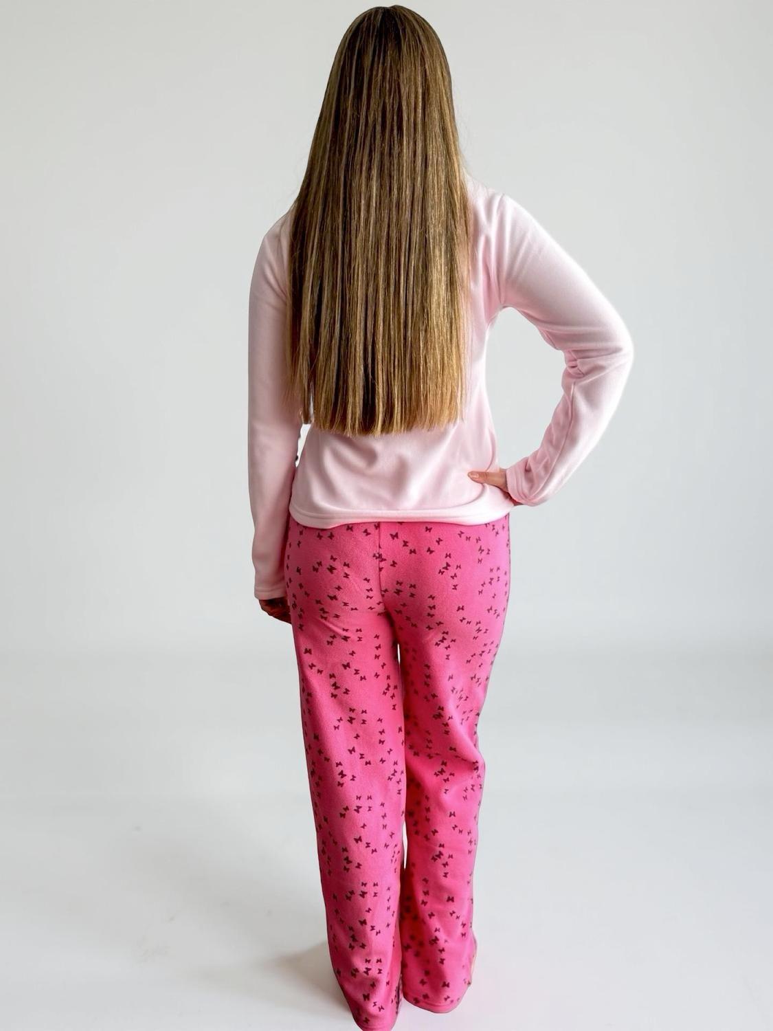 Pijama Micropolar Mujer Hello Kitty S1021219-Rosado-13-4