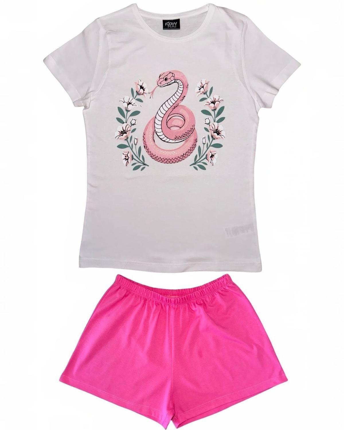 Pijama Mujer Algodón Estampado Snake K021002-0112-4