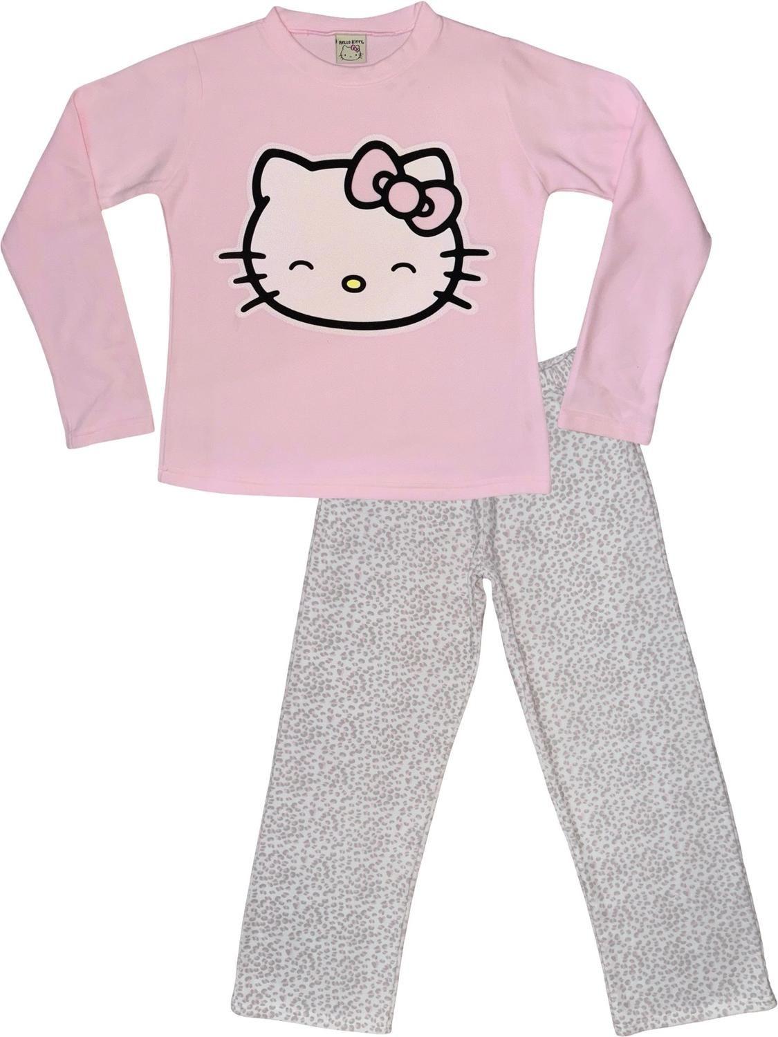 Pijama Micropolar Mujer Hello Kitty S1021219-Rosado-04-3