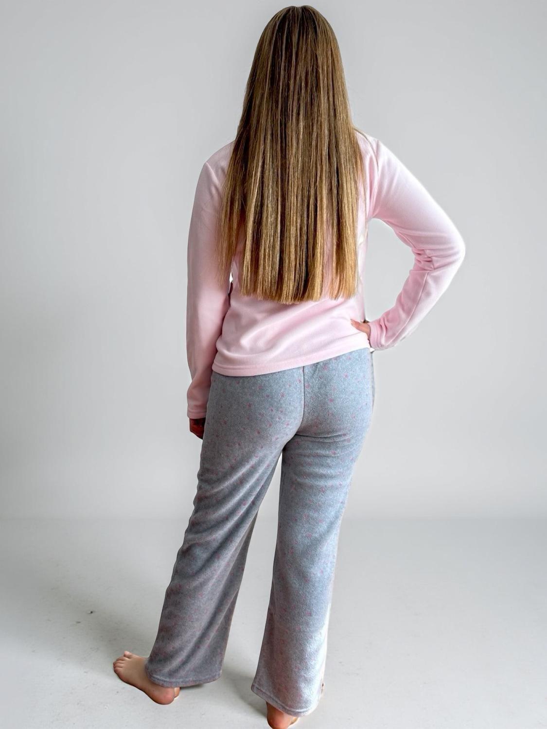 Pijama Micropolar Mujer Hello Kitty S1021219-Rosado-16-4