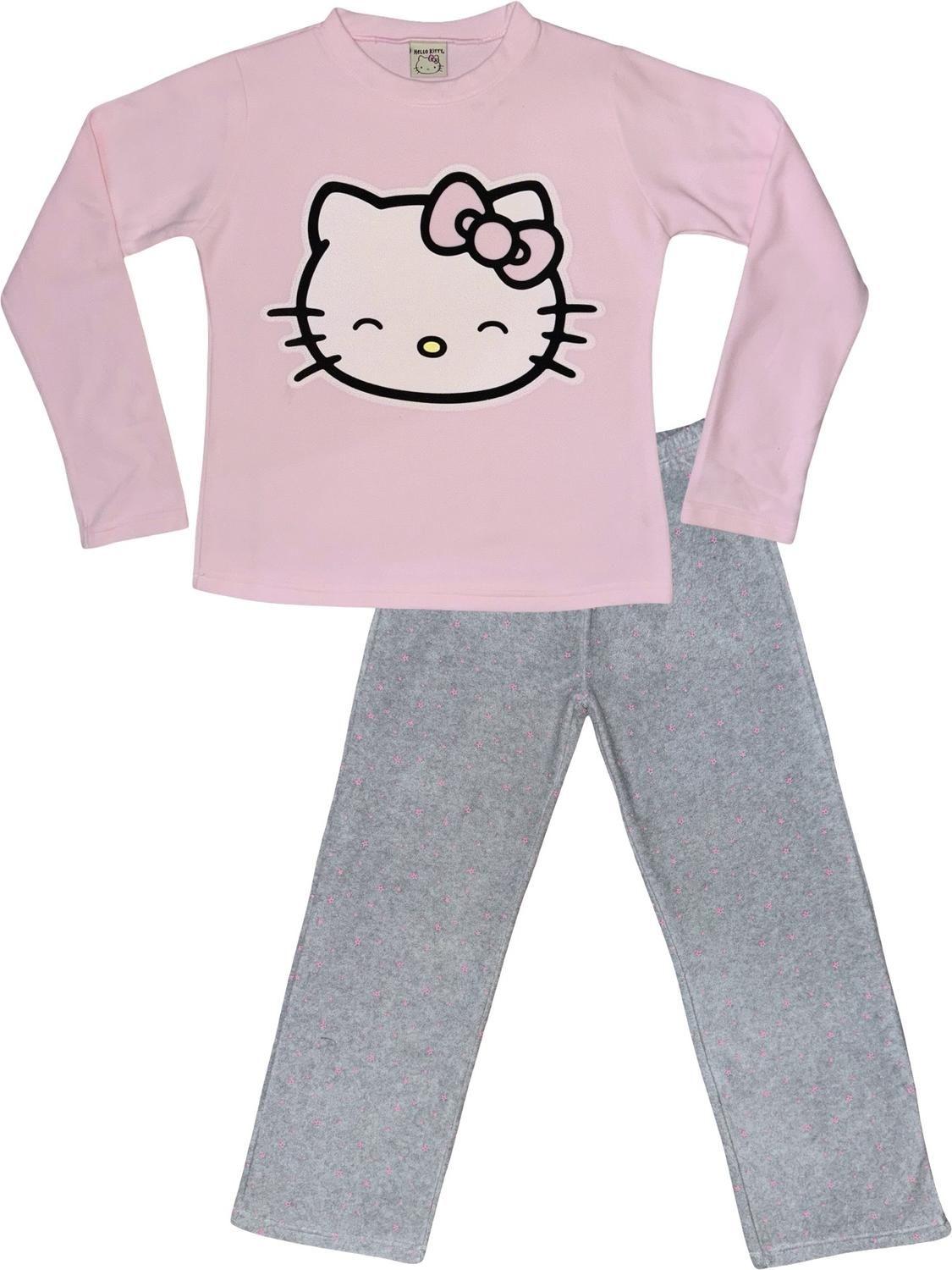 Pijama Micropolar Mujer Hello Kitty S1021219-Rosado-16-3