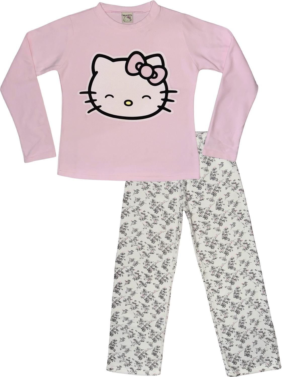 Pijama Micropolar Mujer Hello Kitty S1021219-Rosado-09-3