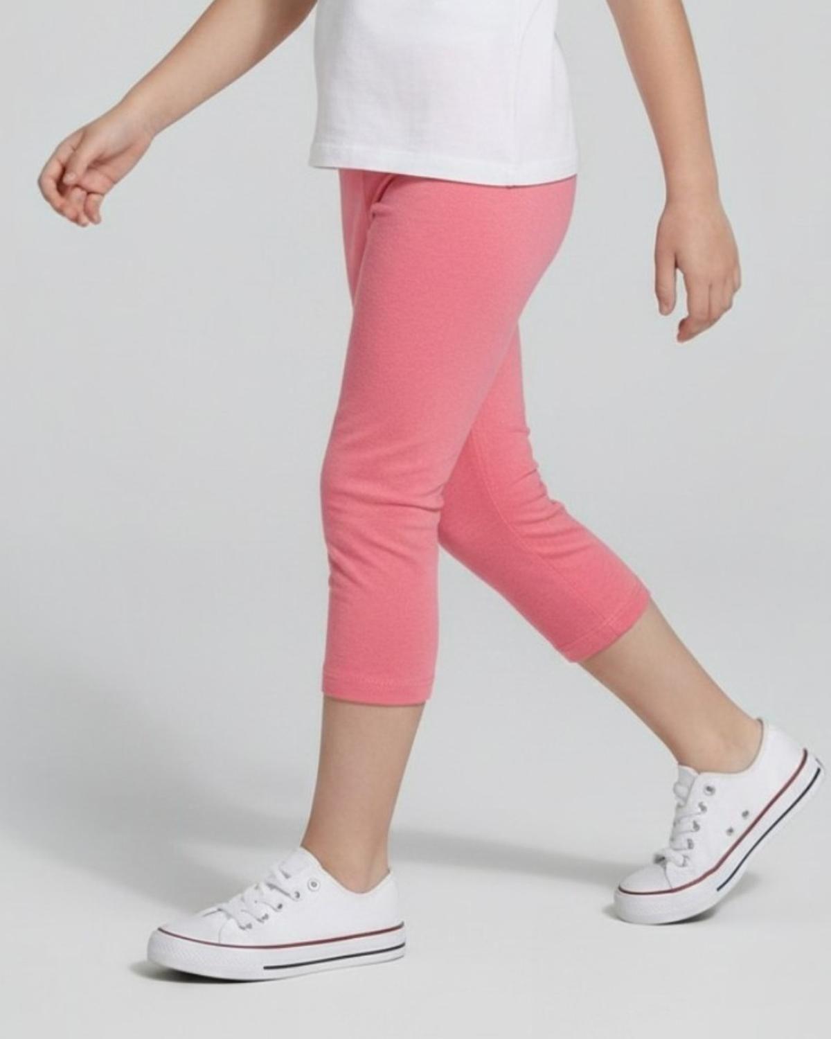 Calza Niña Capri Rosa Fluor T91998-78-2